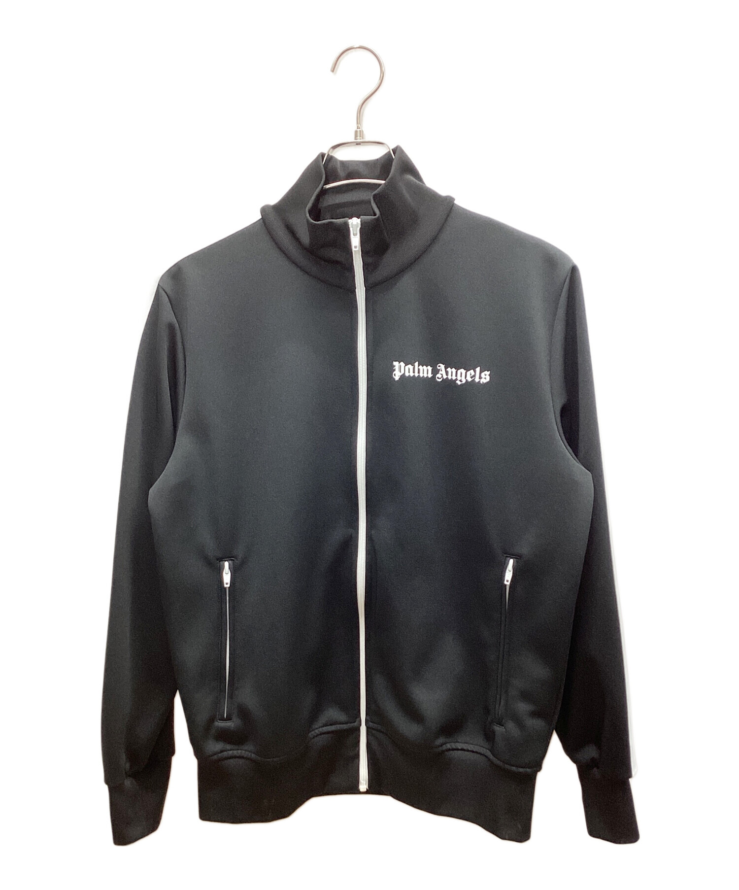 PalmAngels トラックジャケット パームエンジェルス Sサイズ 黒 中古・古着通販】Palm Angels (パーム エンジェルス) トラック