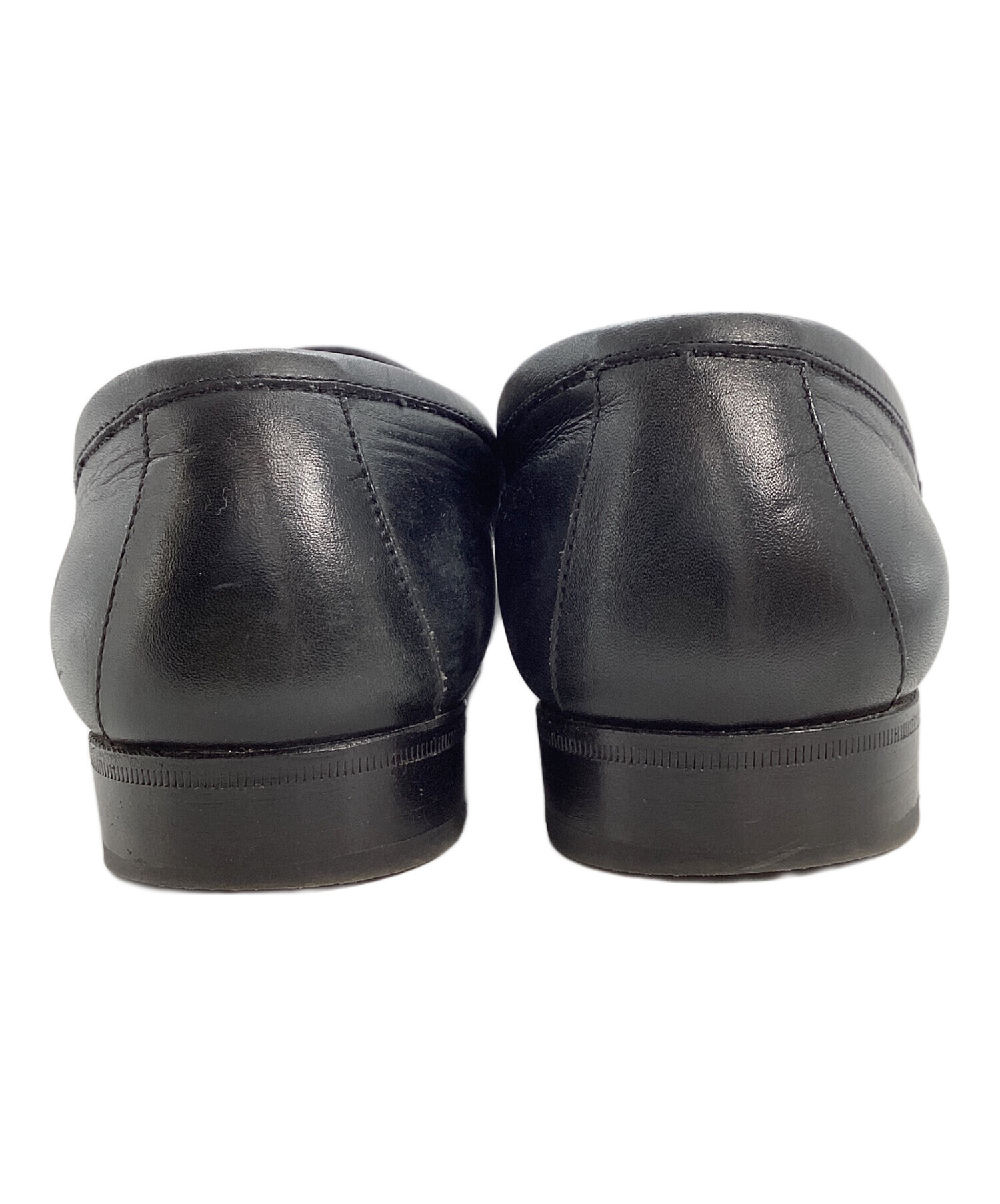 中古・古着通販】GUCCI (グッチ) ホースビットローファー ブラック