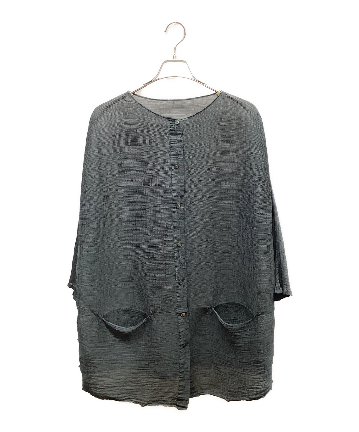 【送料込み】ISSEY MIYAKE me ブラウス 中古・古着通販】ISSEY MIYAKE me (イッセイ ミヤケ ミー) 長袖