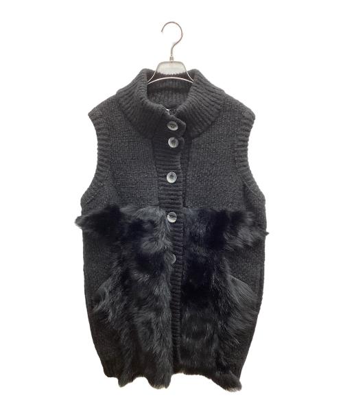 中古・古着通販】TRICOT CHIC (トリコシック) 厚手ニット ブラック