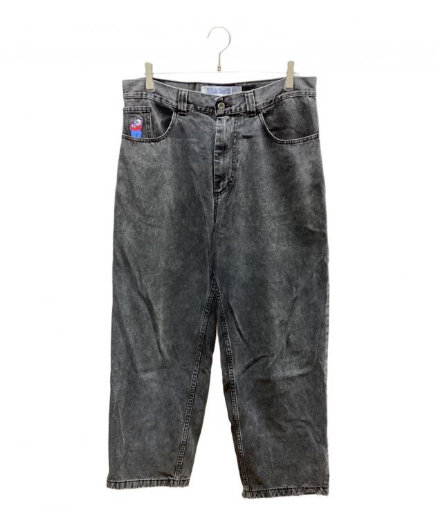 中古・古着通販】BIG BOY (ビッグボーイ) ワイドデニムパンツ ブラック