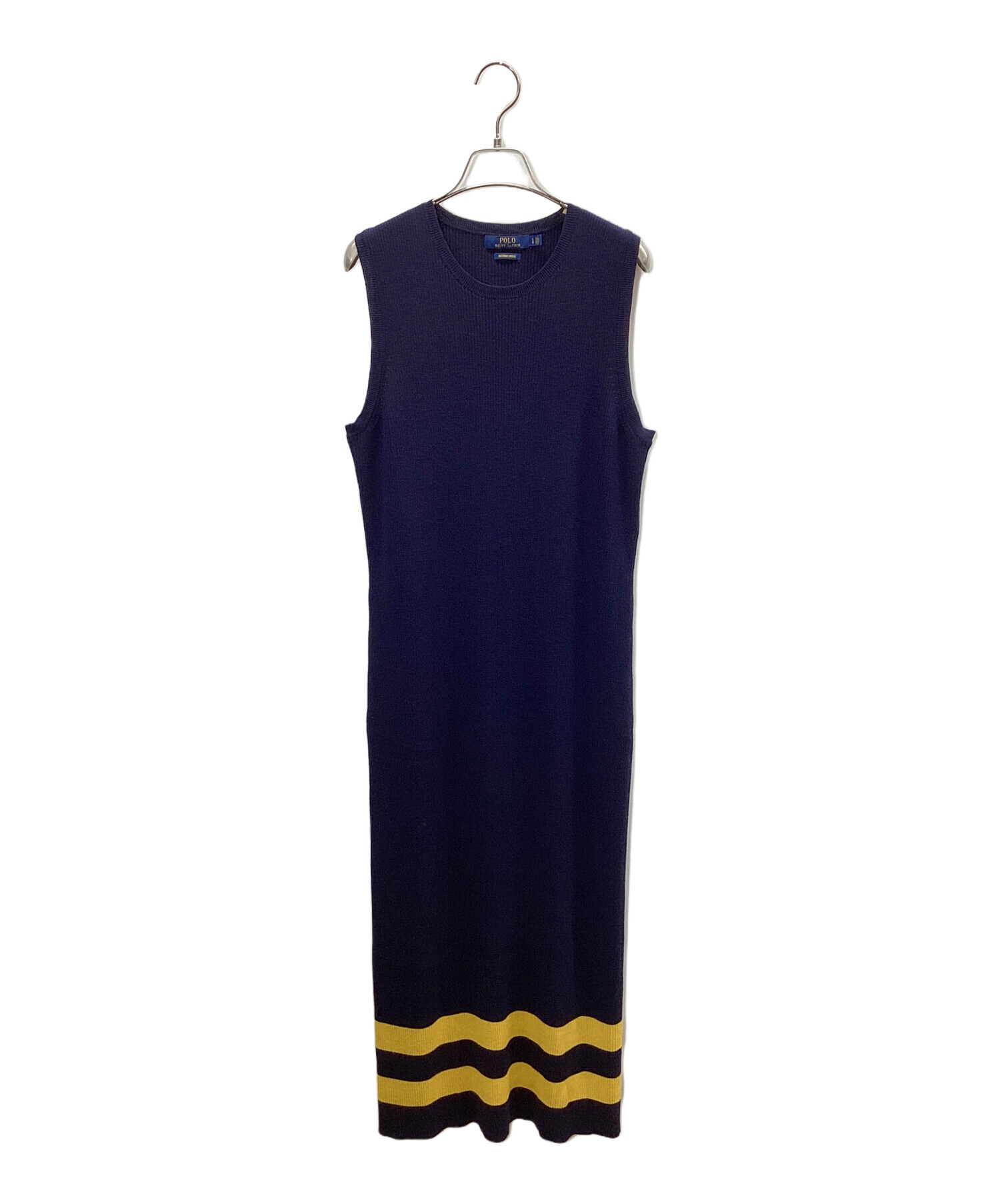Polo Ralph Lauren ネイビー ニットワンピース L(12-14) 中古・古着通販】POLO RALPH LAUREN (ポロ・ラルフローレン) ニット