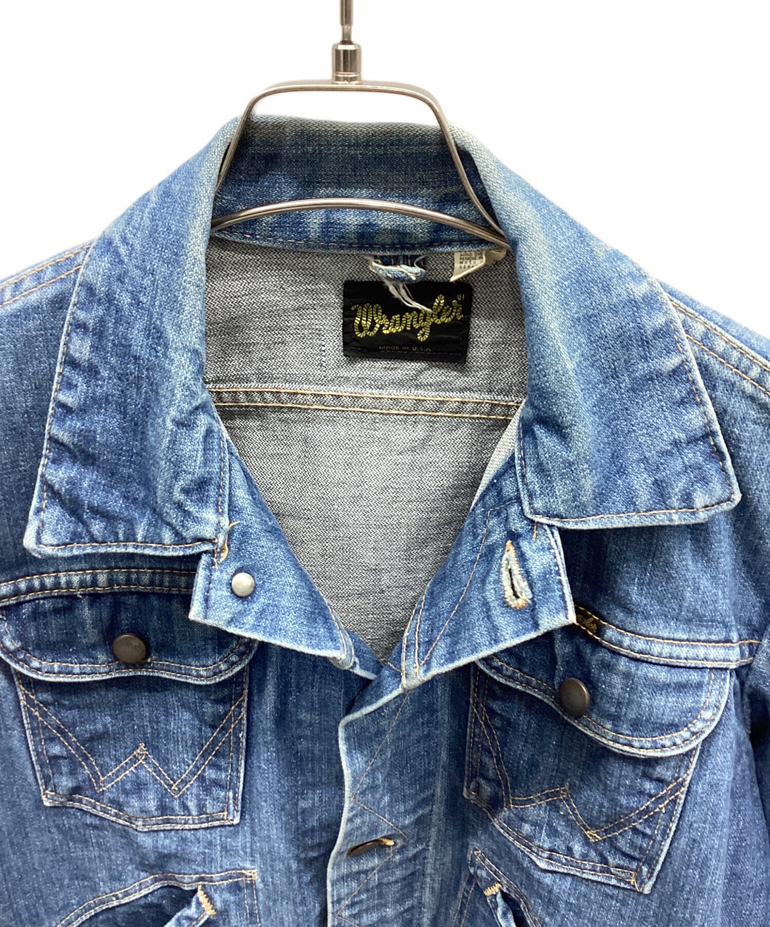 中古・古着通販】Wrangler (ラングラー) デニムジャケット インディゴ