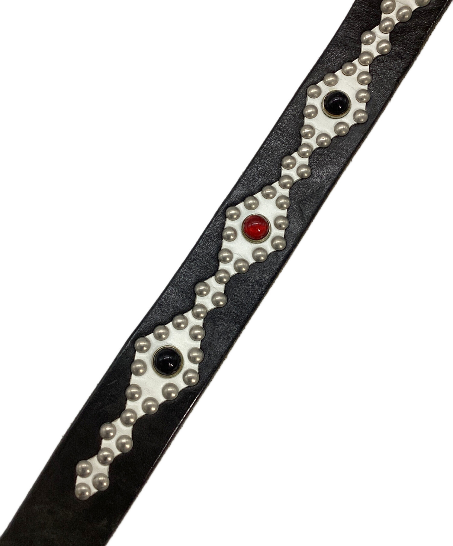 中古・古着通販】RED MOON (レッドムーン) スタッズベルト ブラック