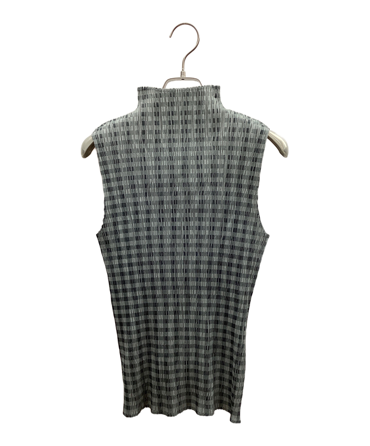 【PLEATS PLEASE 】ノースリーブカットソー　サイズM 中古・古着通販】PLEATS PLEASE (プリーツプリーズ) ノースリーブ