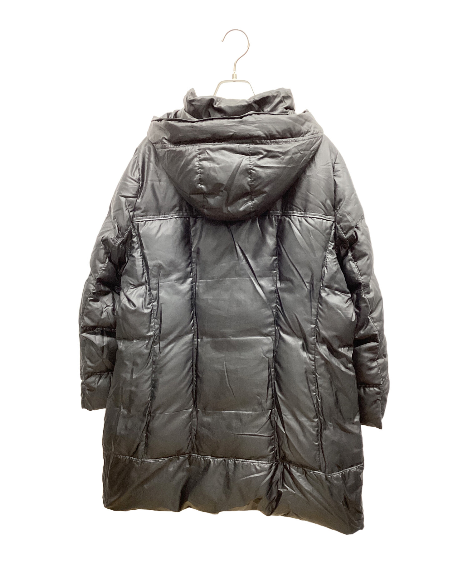 23区　ブラックダウンコート 中古・古着通販】23区 (ニジュウサンク) ダウンコート ブラック サイズ