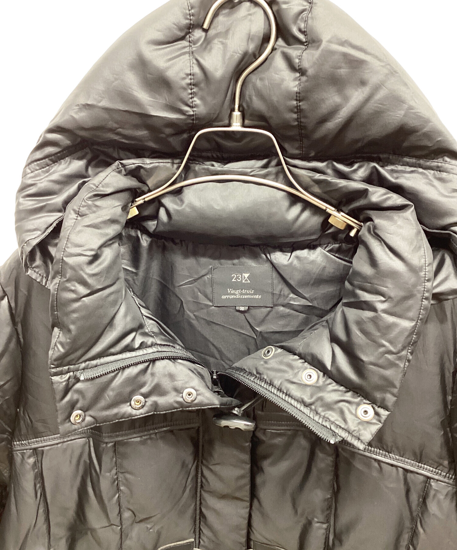中古・古着通販】23区 (ニジュウサンク) ダウンコート ブラック サイズ