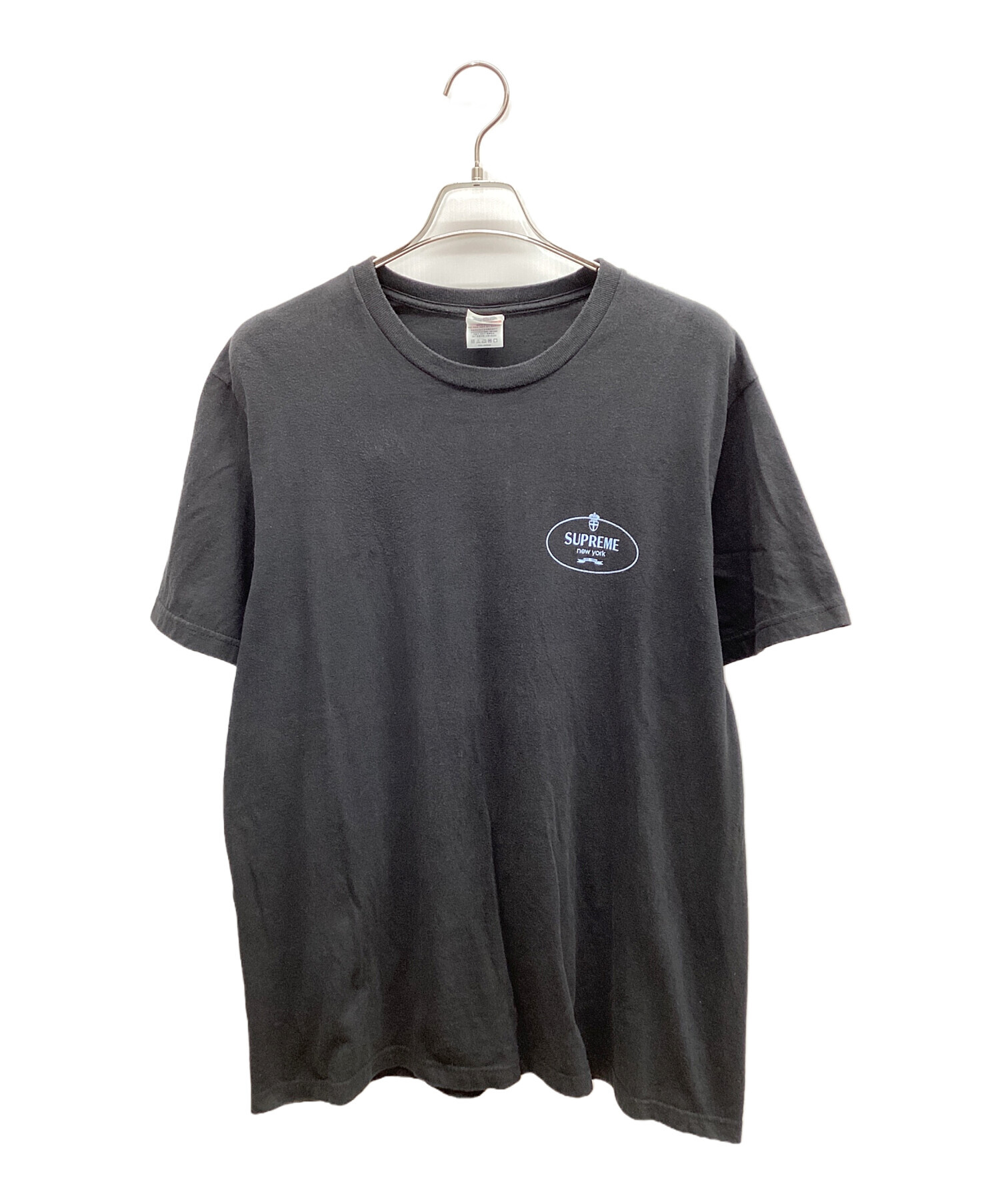 Supreme Crest Tee ネイビー Sサイズ シュプリーム クレスト 中古・古着通販】SUPREME (シュプリーム) CREST TEE ブラック サイズ:M