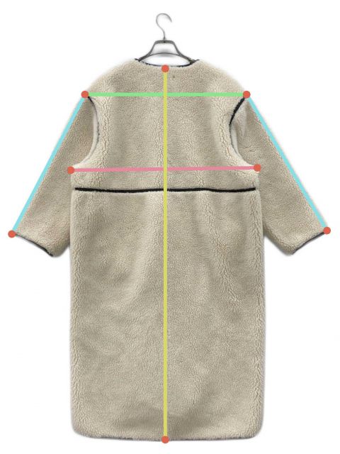 akte ロングボアコート AKTE（アクテ）の「トリミングロングボアコート（ノーカラー