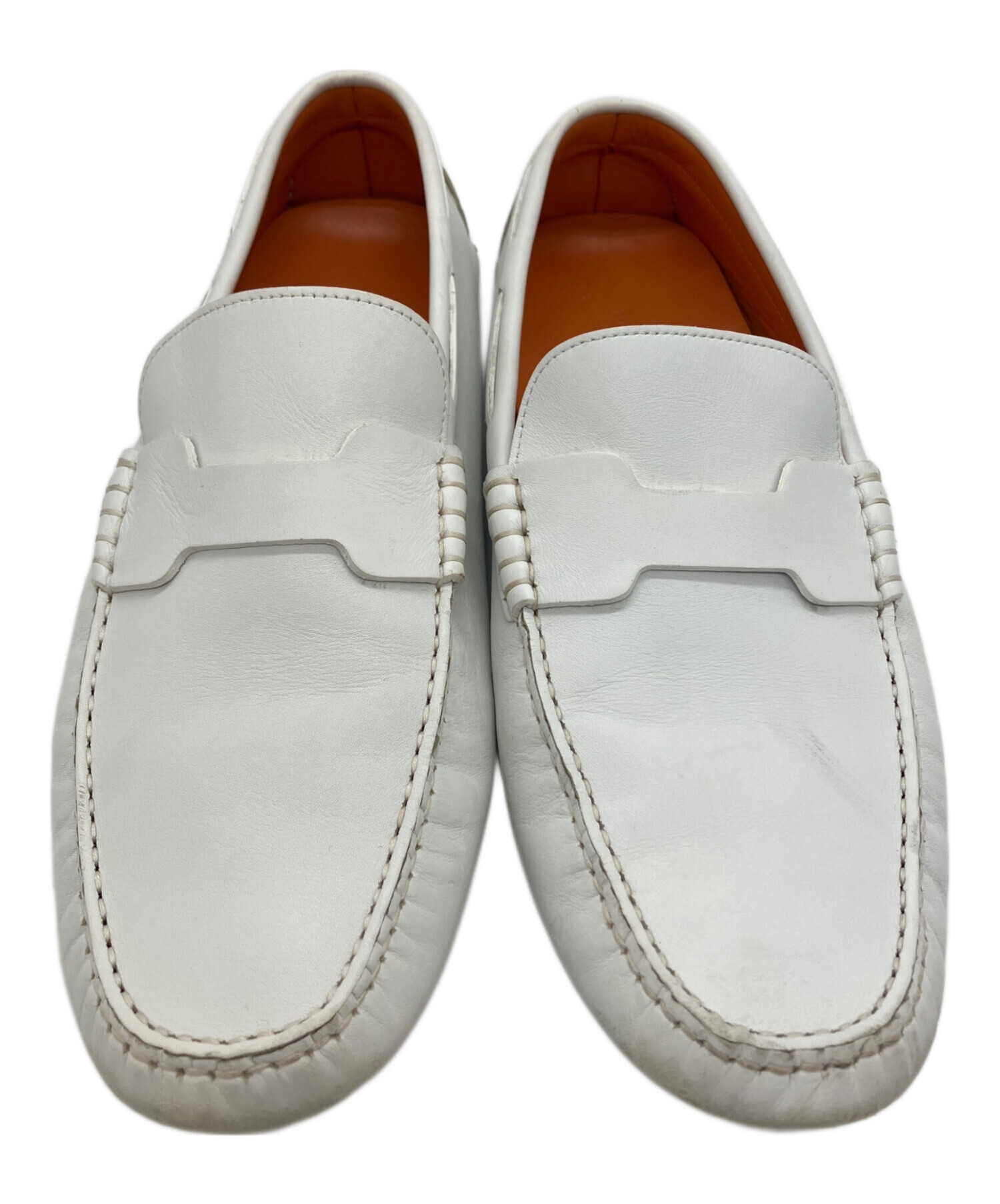 中古・古着通販】HERMES (エルメス) ドライビングシューズ ホワイト