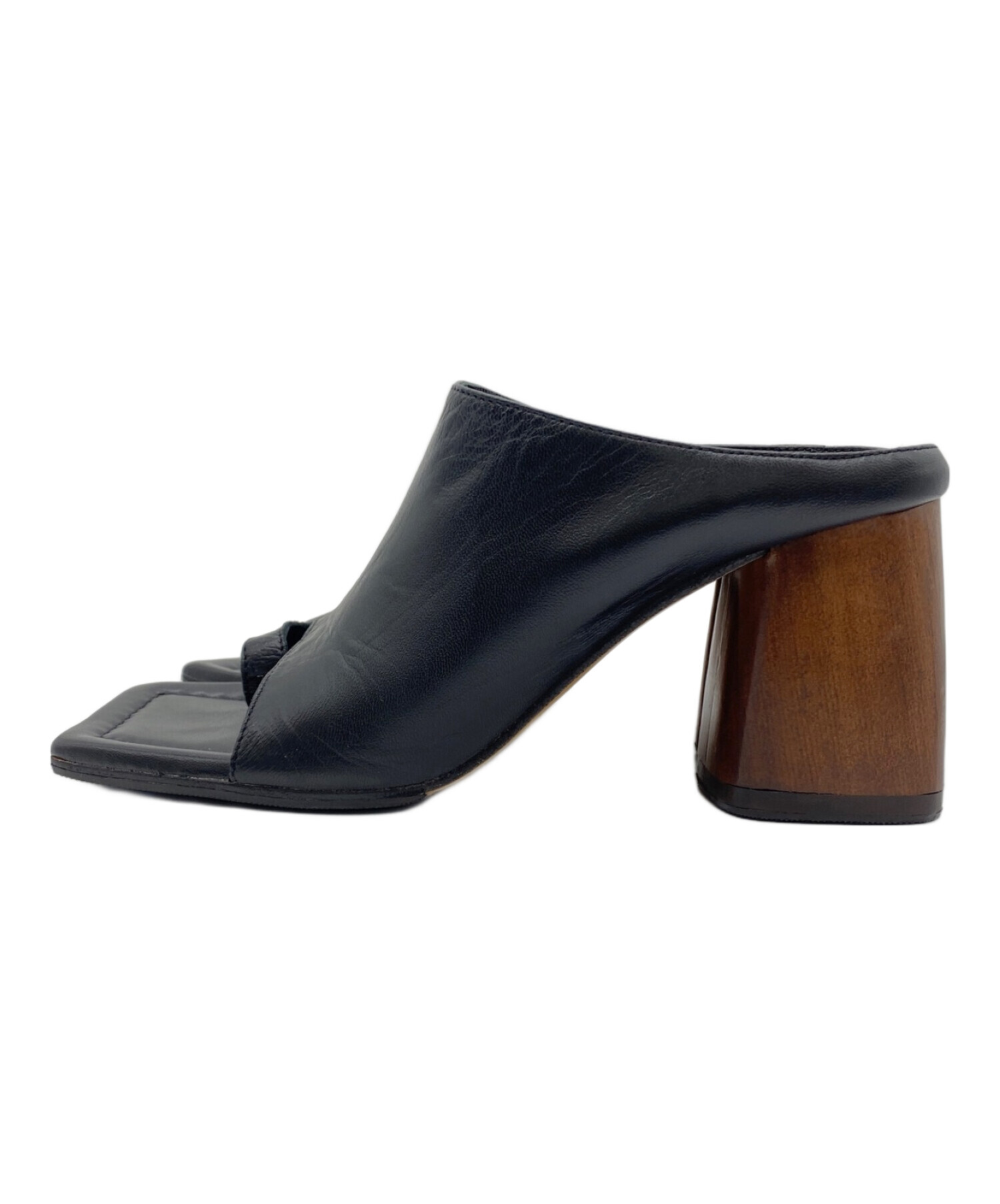 INSCRIRE スクエアヒールサンダル INSCRIRE スクエアヒールサンダル