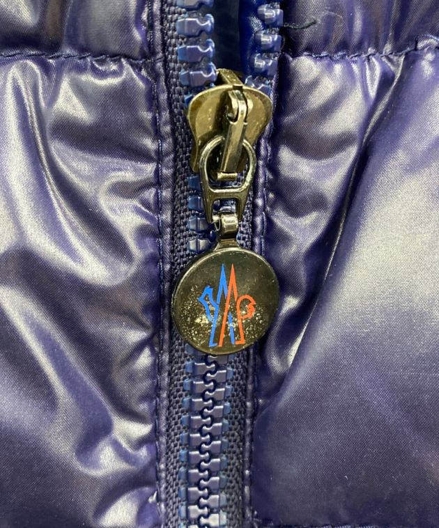 中古・古着通販】MONCLER (モンクレール) ダウンベスト ブルー