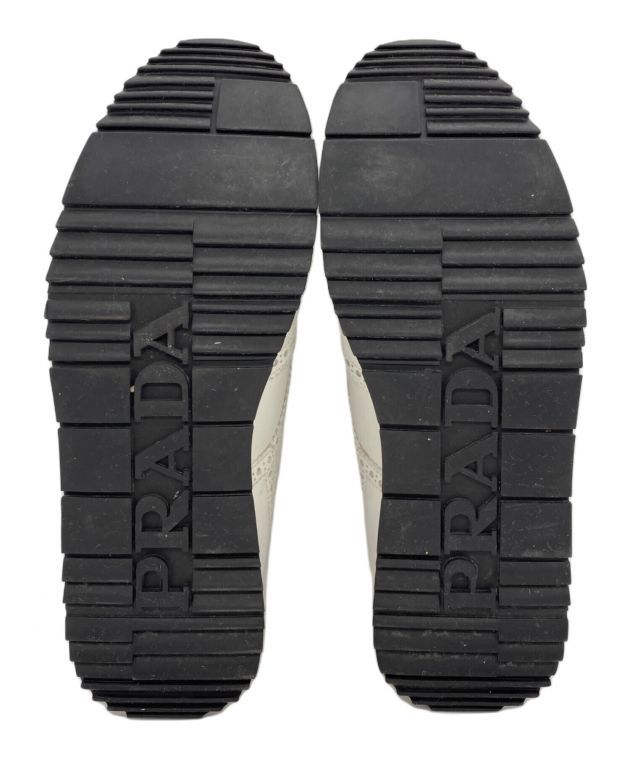 中古・古着通販】PRADA (プラダ) ウィングチップシューズ ホワイト