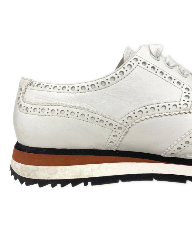 中古・古着通販】PRADA (プラダ) ウィングチップシューズ ホワイト
