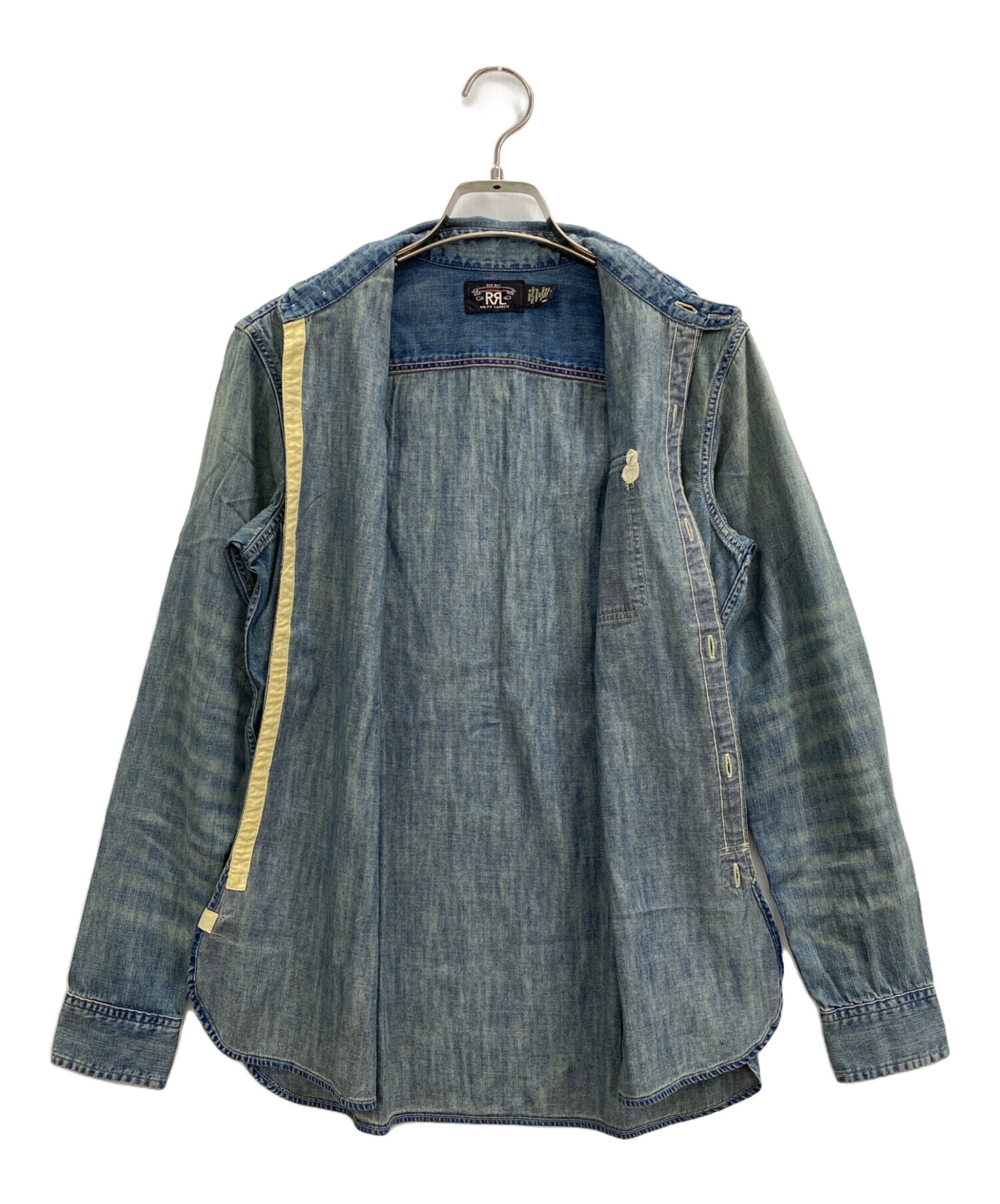 中古・古着通販】RRL (ダブルアールエル) コットンデニムワークシャツ