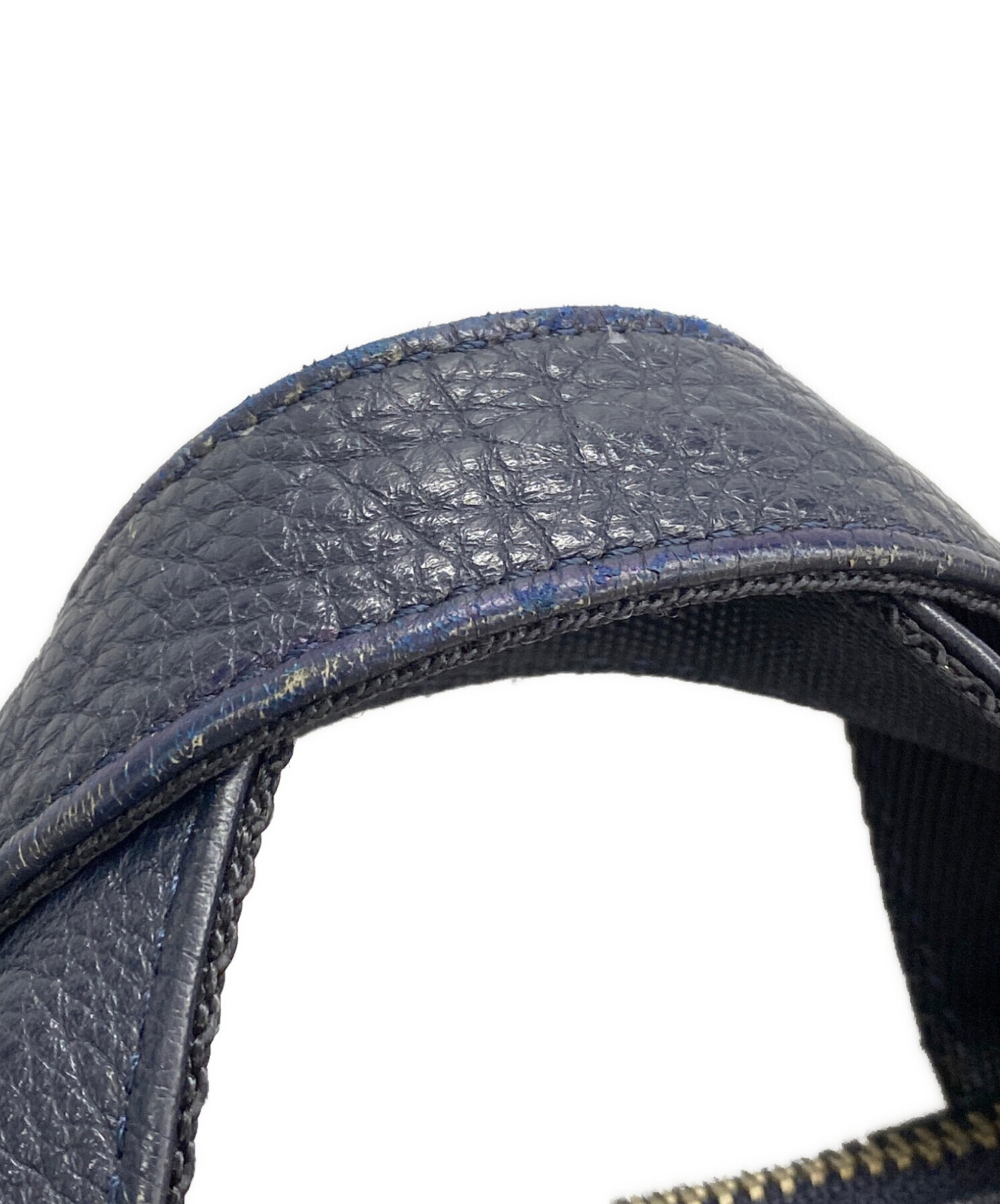 【未使用】PORTER ポーター デニム ヘルメットバッグ（ストラップ欠品） 中古・古着通販】PORTER (ポーター) ヘルメットバッグ ネイビー