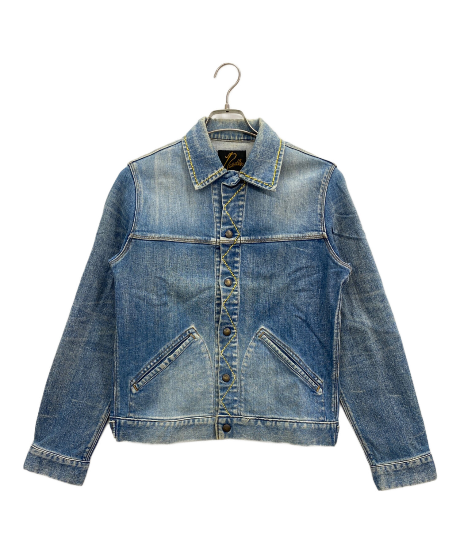 Needles デニムジャケット サイズ2 中古・古着通販】Needles (ニードルズ) デニムジャケット インディゴ