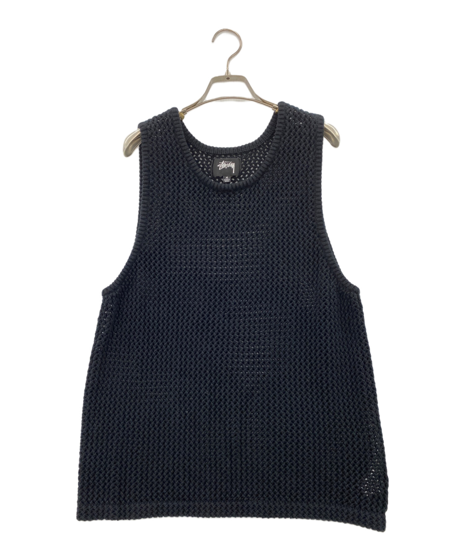 stussy　Giza Sweater ニットベスト ブラウン stussyニットベスト stussy Giza Sweater ニットベスト ブラウン