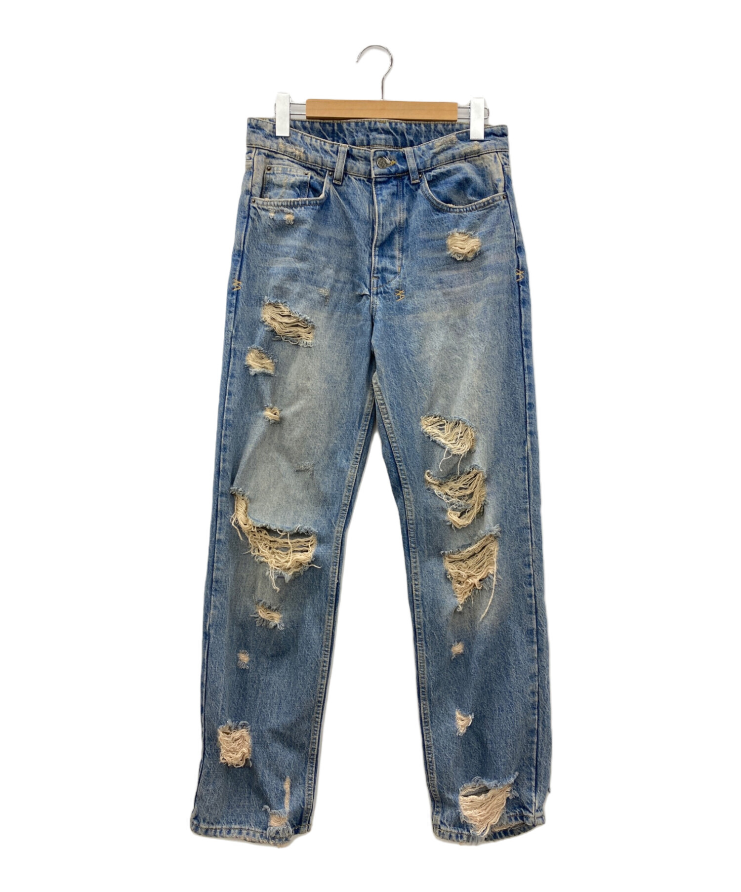 中古・古着通販】Ksubi (スビ) デニムパンツ（ヘリテージ リペア