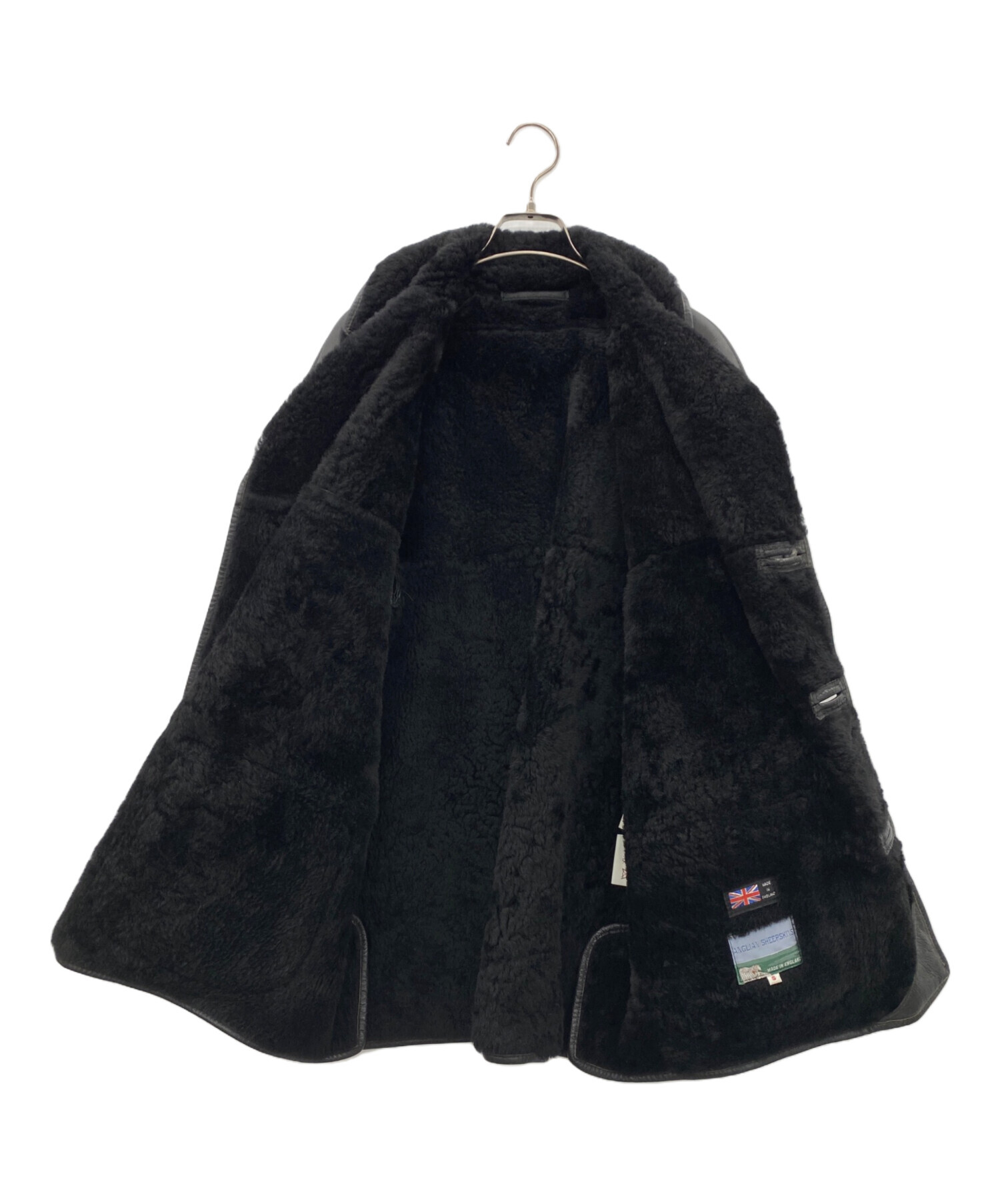 その他ブランド / ANGLIAN SHEEPSKINS/コート/S/羊革/BLK/黒/レザー// 中古・古着通販】ANGLIAN SHEEPSKINS (アングリアン シープスキン