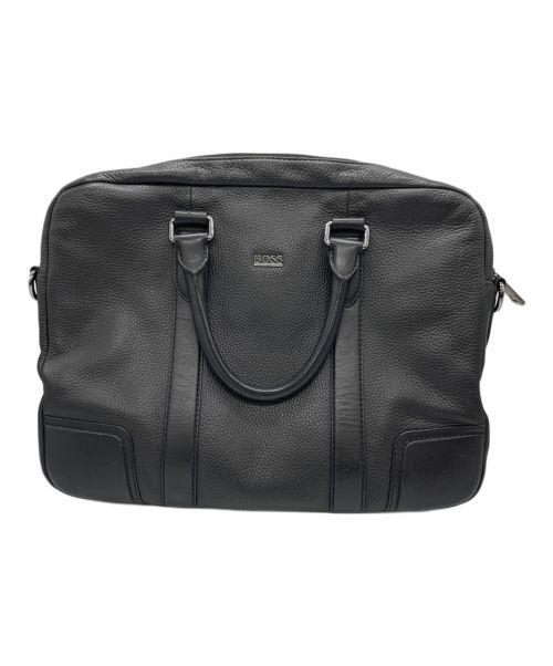 HUGO BOSS ヒューゴボス ブリーフケース　ビジネスバック【USED】 中古・古着通販】BOSS HUGO BOSS (ボス ヒューゴボス) レザーブリーフ