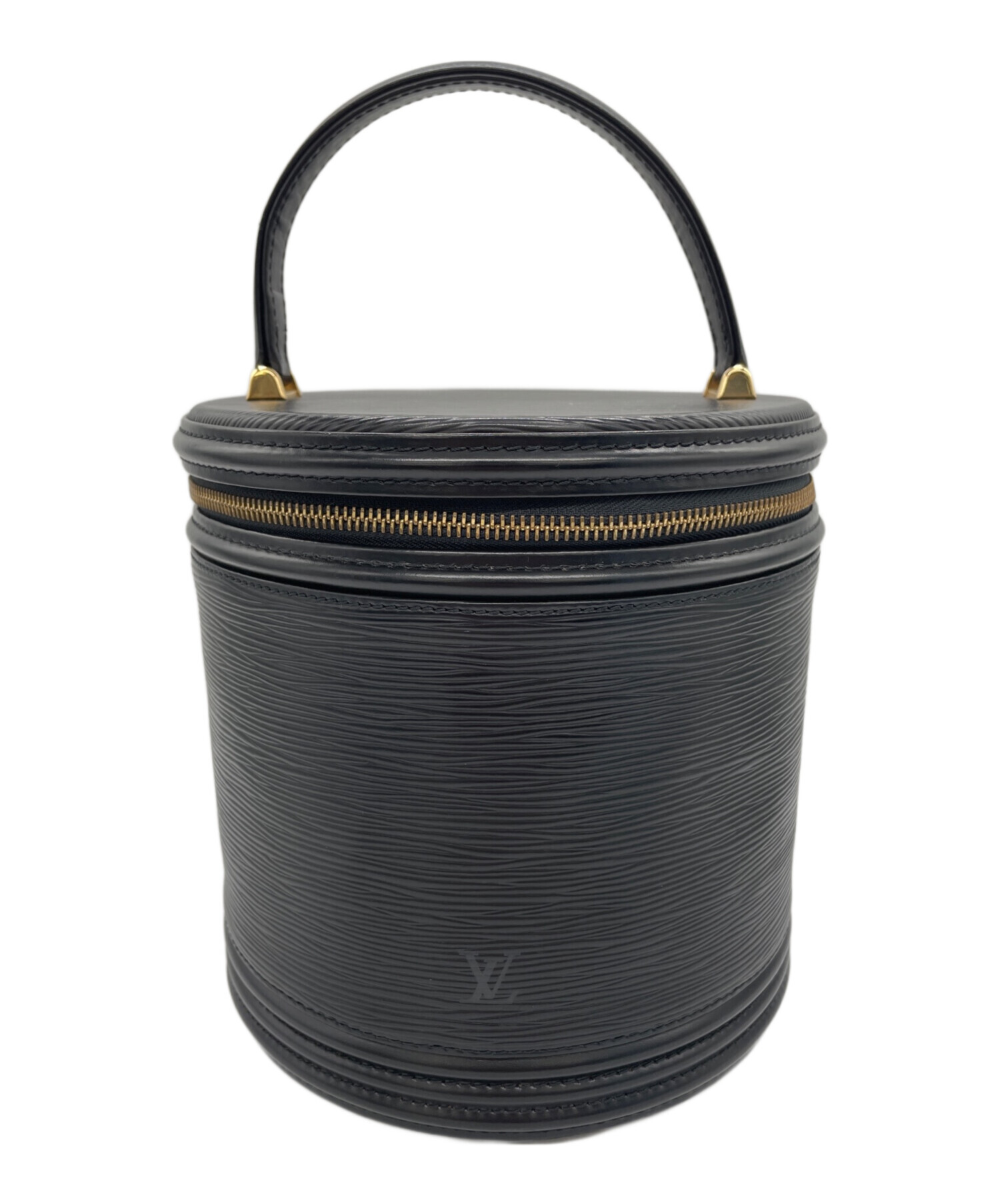 LOUIS VUITTONバニティバッグ ブラック 中古・古着通販】LOUIS VUITTON (ルイ ヴィトン) バニティバッグ