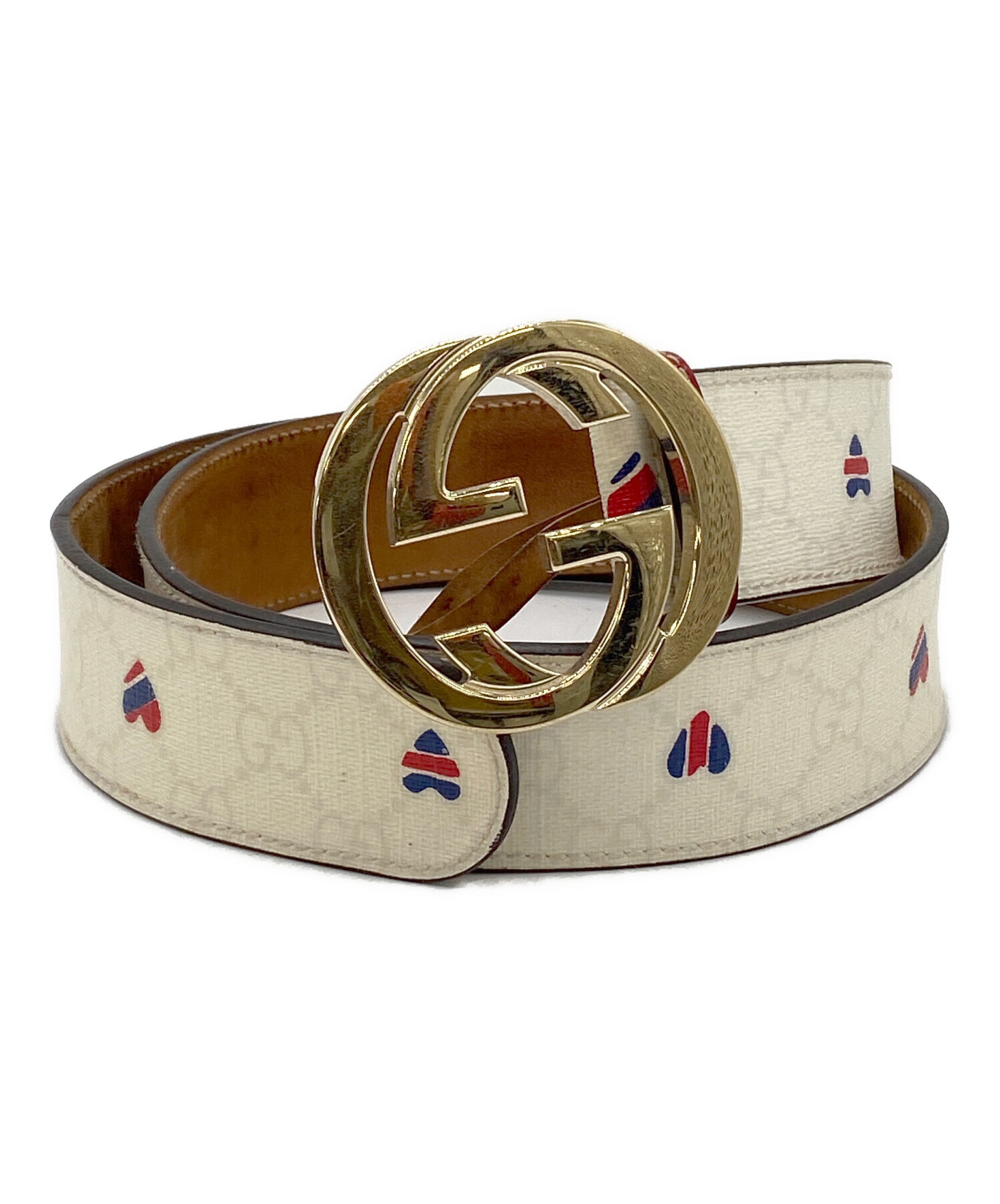 中古・古着通販】GUCCI (グッチ) ベルト アイボリー｜ブランド・古着