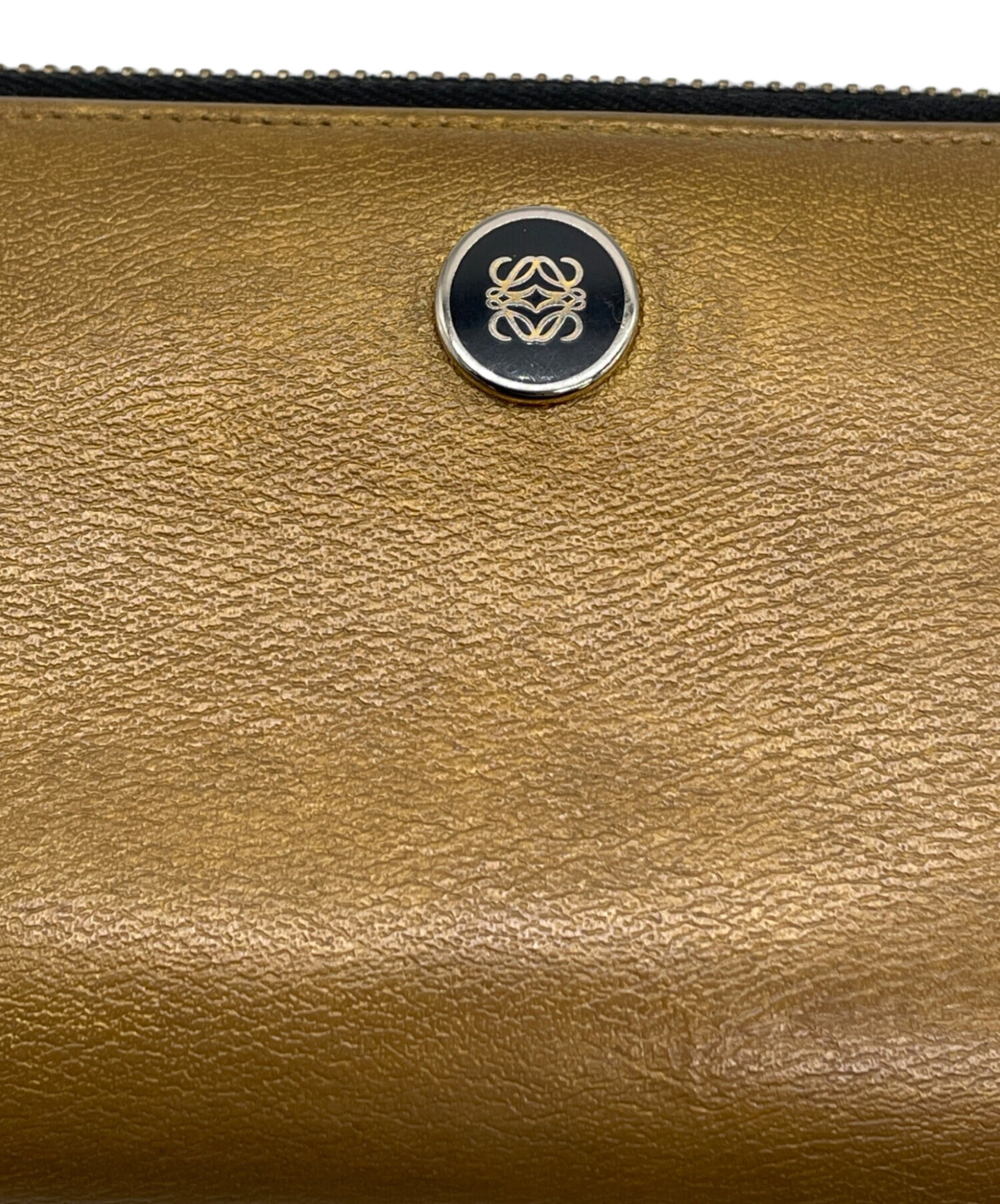 中古・古着通販】LOEWE (ロエベ) 長財布 アナグラム ゴールド