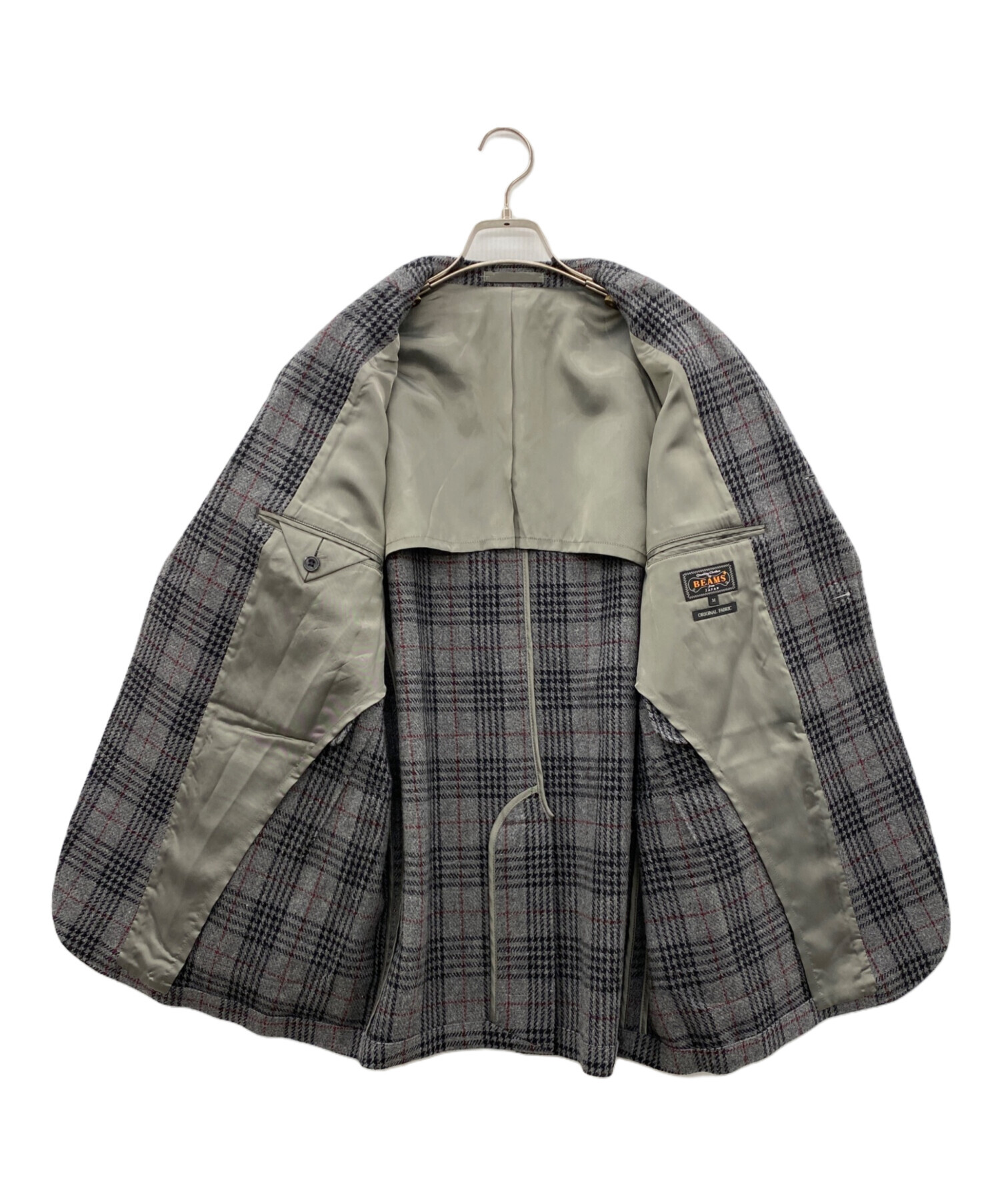 【最終】BEAMS PLUS / 3ボタン ウール チェック ジャケット 中古・古着通販】BEAMS PLUS (ビームスプラス) 3B Box-Fit Jacket