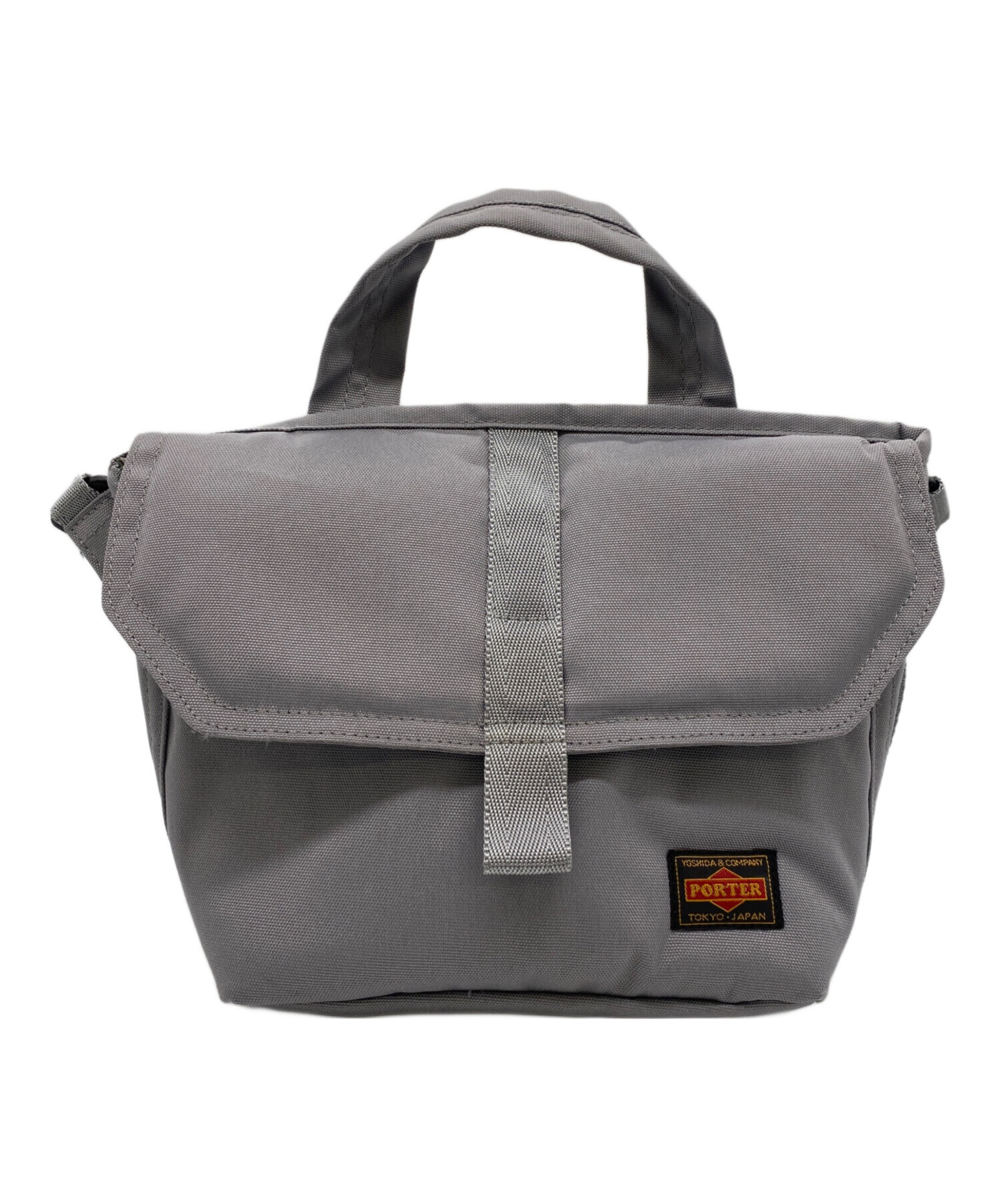 中古・古着通販】PORTER (ポーター) 2WAYショルダーバッグ グレー