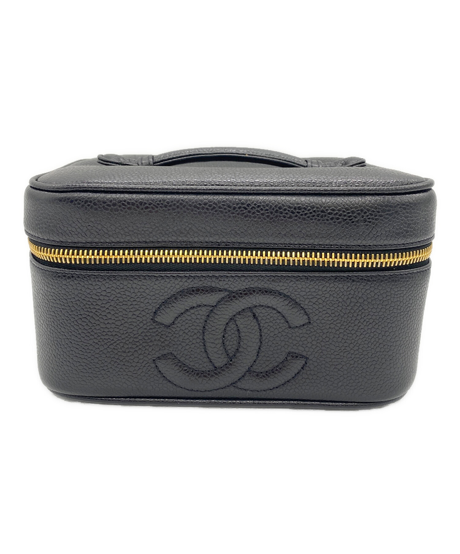 中古・古着通販】CHANEL (シャネル) バニティバッグ ブラック