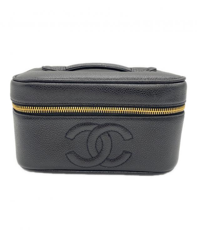 中古・古着通販】CHANEL (シャネル) バニティバッグ ブラック