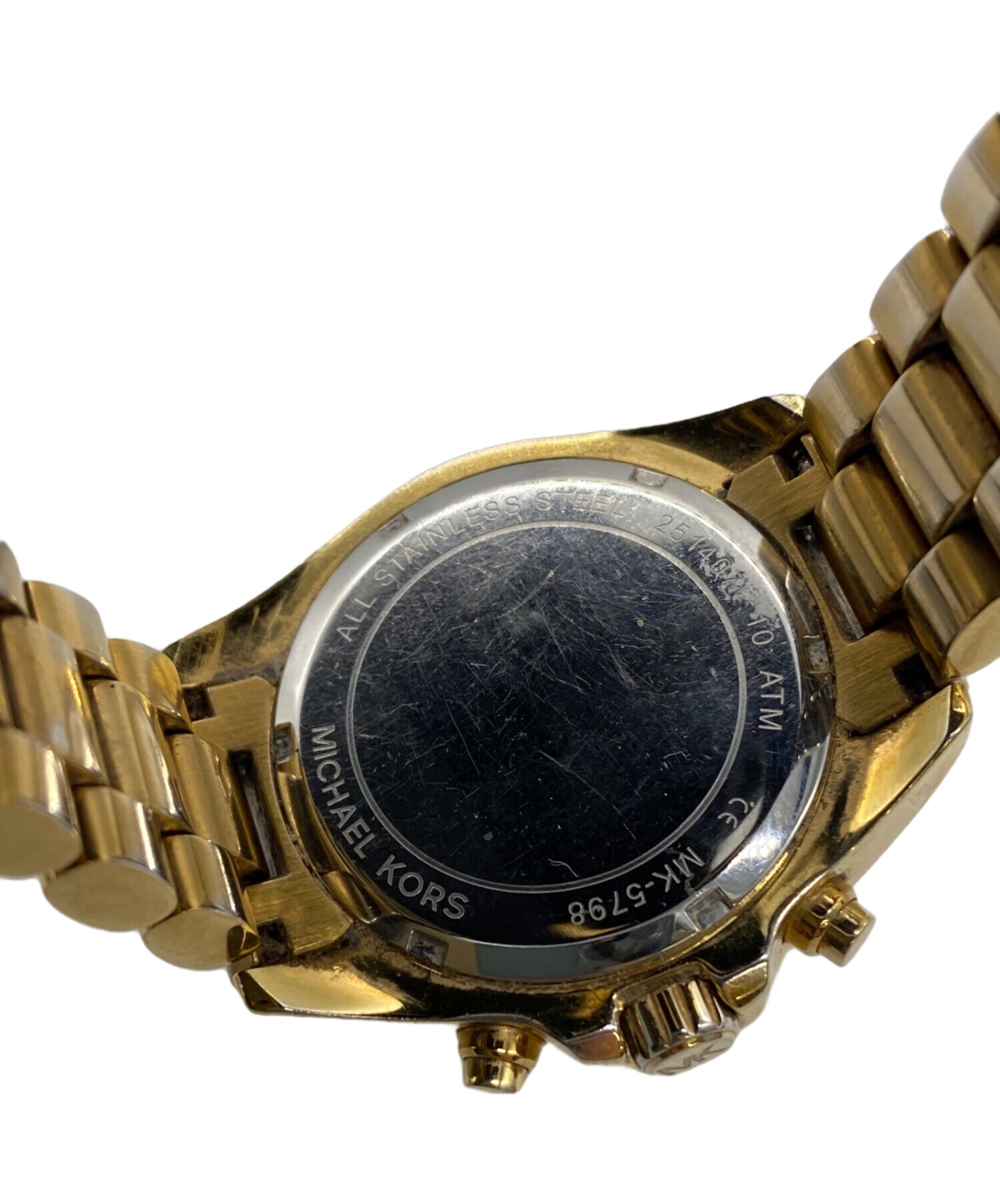 中古・古着通販】MICHAEL KORS (マイケルコース) 腕時計 ゴールド 