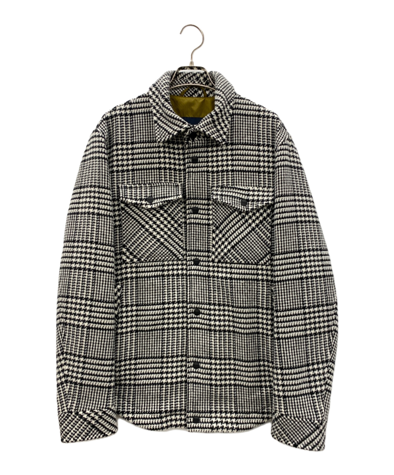 中古・古着通販】HERNO (ヘルノ) グレンチェックウールシャツ