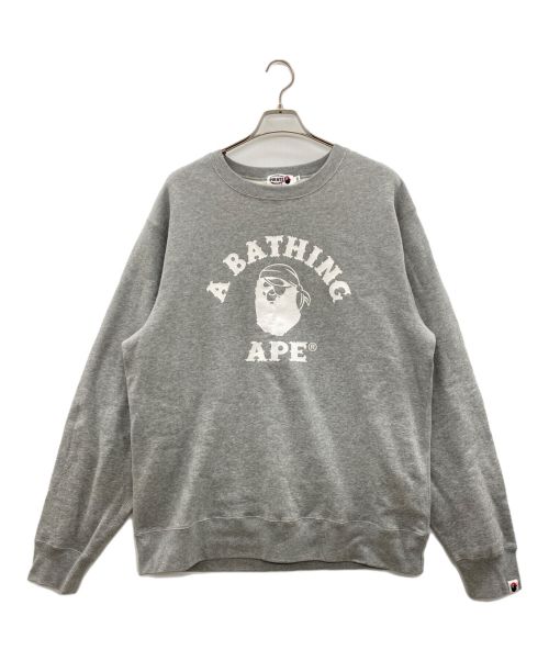 【新品未使用】A BATHING APE　グレー　2XL　スウェット　アウター 新品未使用】A BATHING APE グレー 2XL スウェット アウター