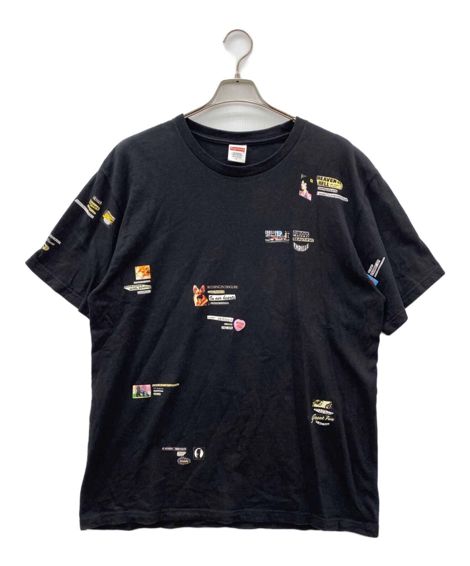 中古・古着通販】SUPREME (シュプリーム) Tシャツ ブラック サイズ:L 