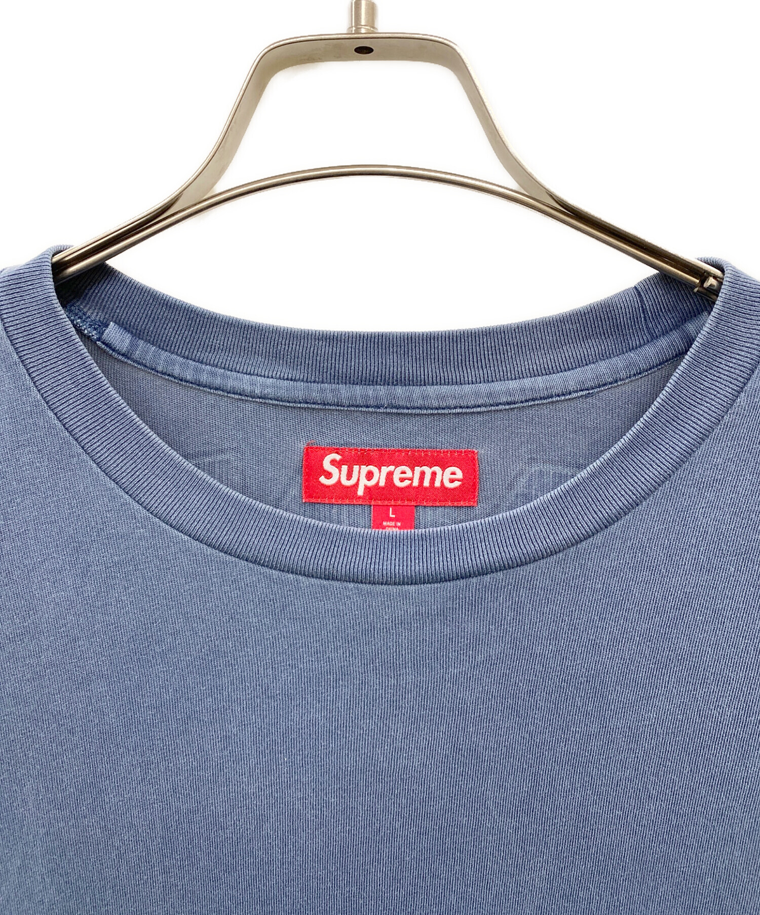 中古・古着通販】SUPREME (シュプリーム) Tシャツ ブルー サイズ:L