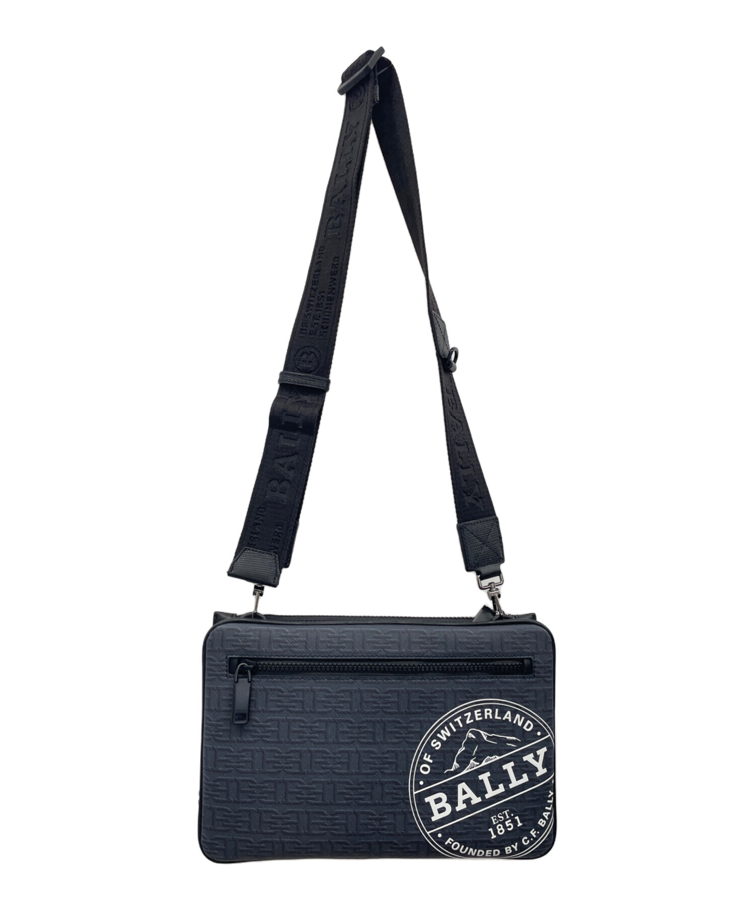 中古・古着通販】BALLY (バリー) クロスボディーバック ブラック 