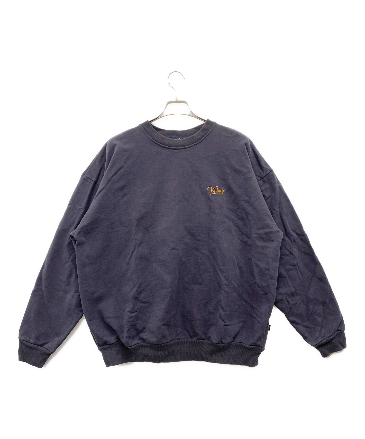 中古・古着通販】KEBOZ (ケボズ) ワイドスウェット ネイビー サイズ:L 