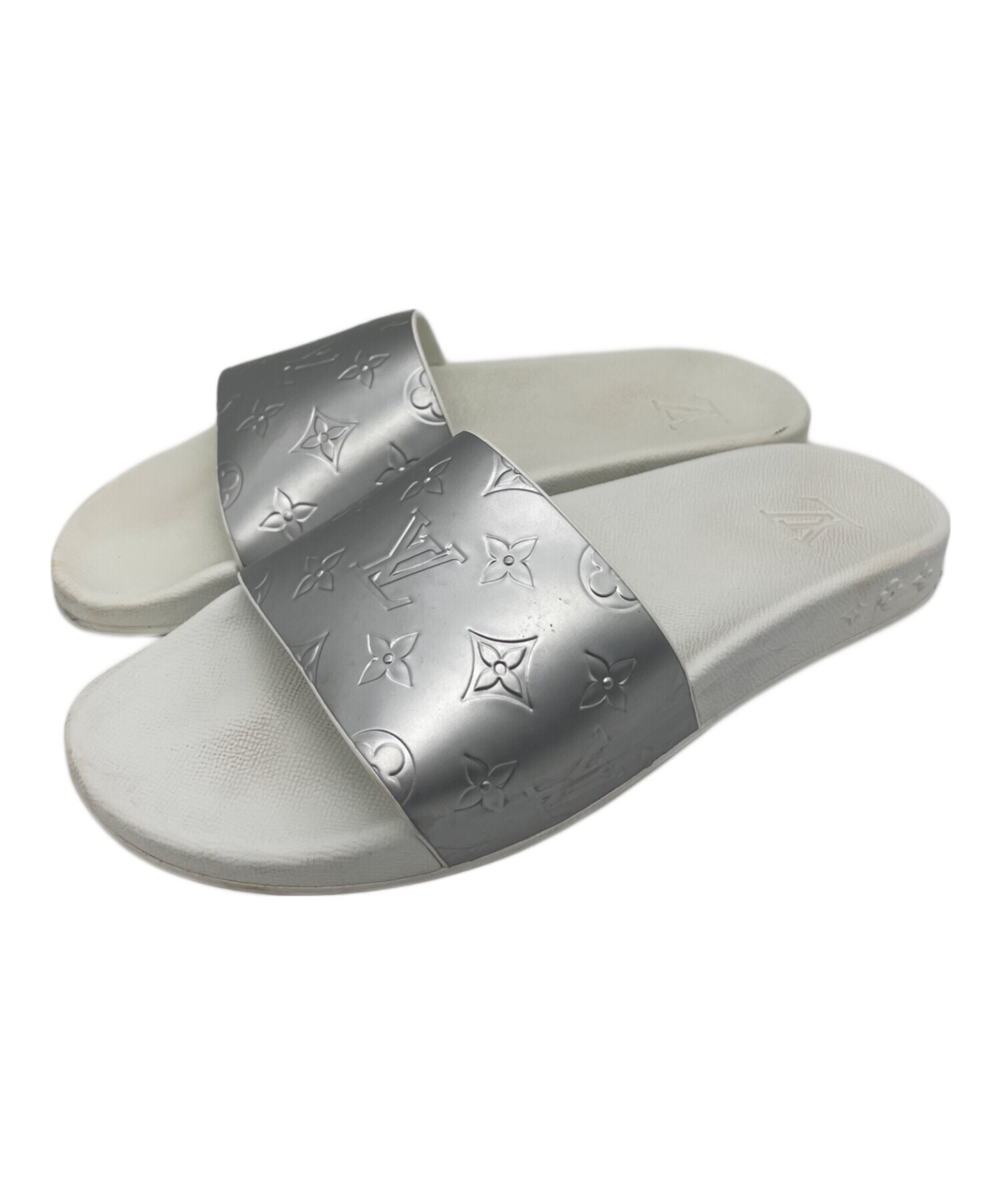 Louis Vuitton グレー ホワイト ウォーターフロントサンダル