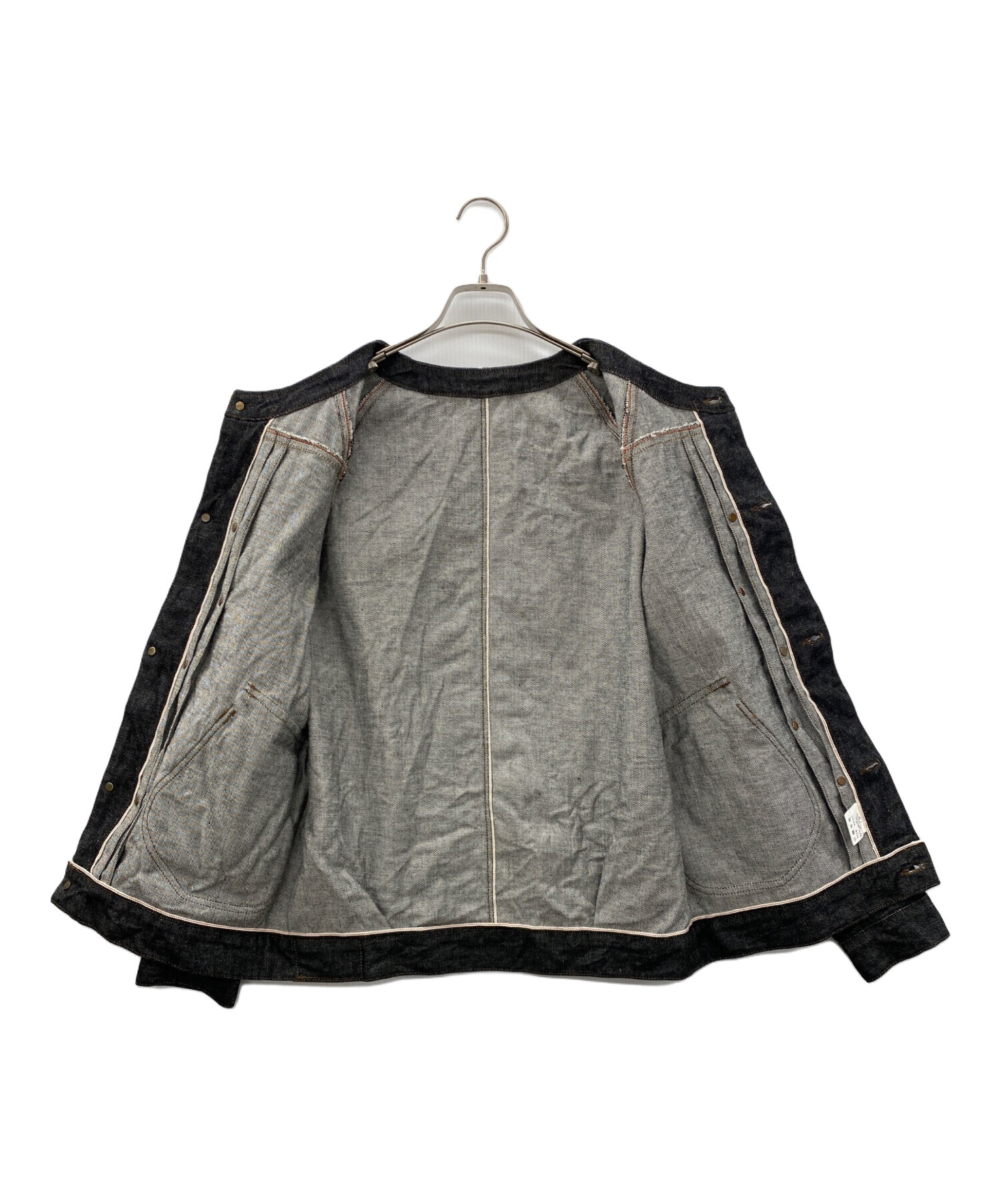 中古・古着通販】chairmade (チェアメイド) ノーカラーデニム