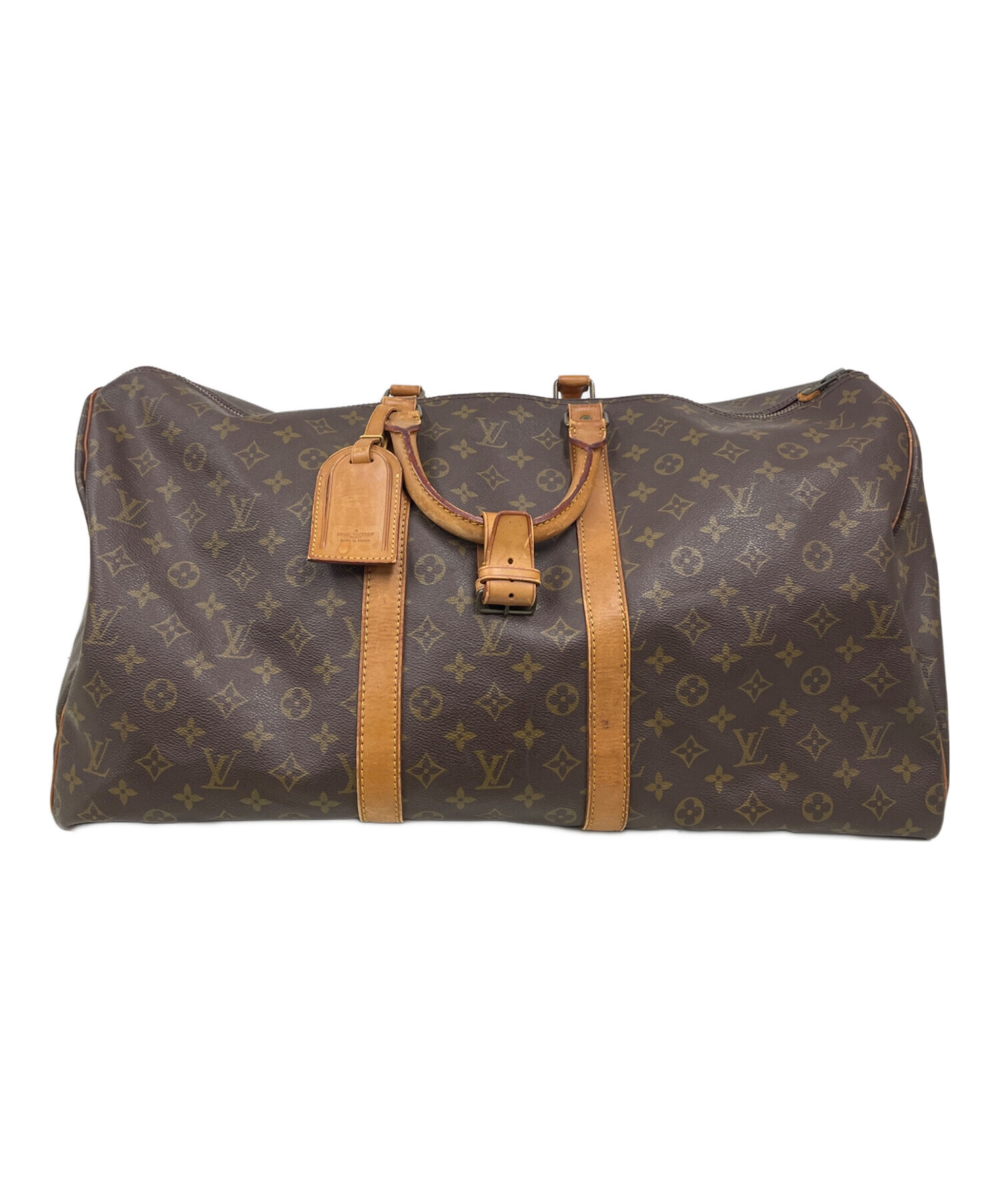 LOUIS VUITTON ボストンバッグ モノグラム キーポル60 ブラウン 中古・古着通販】LOUIS VUITTON (ルイ ヴィトン) トラベルバッグ