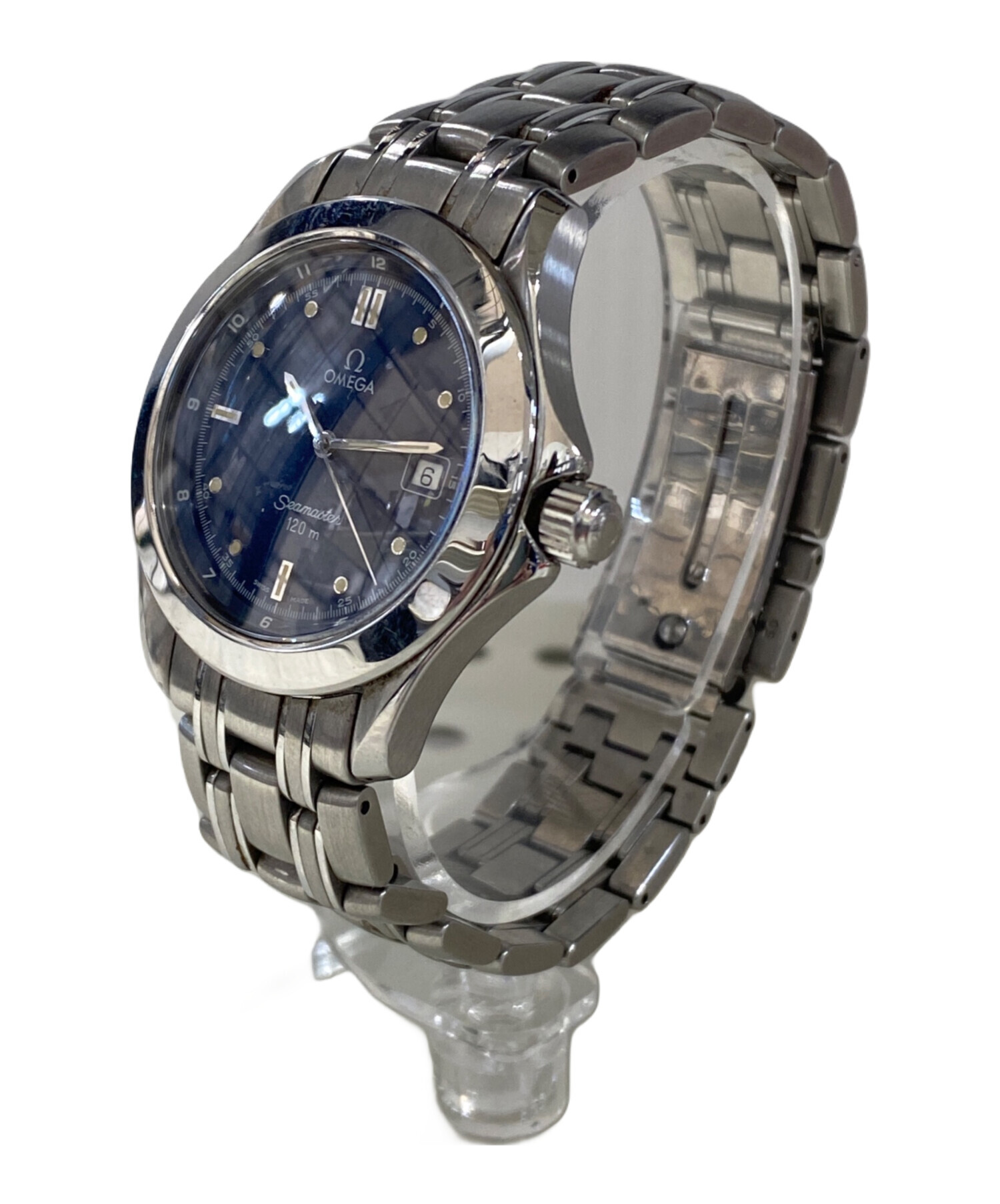 中古・古着通販】OMEGA (オメガ) 腕時計 ネイビー｜ブランド・古着通販