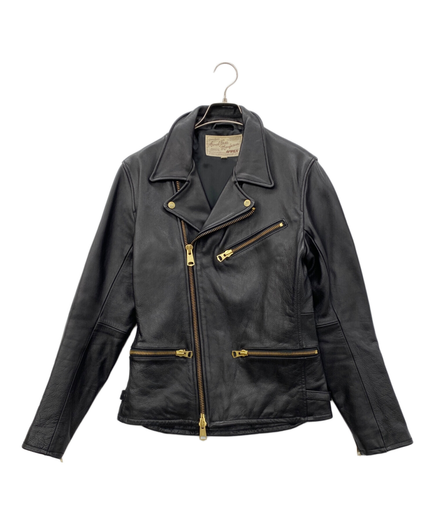 中古・古着通販】AVIREX (アヴィレックス) ライダースレザージャケット 