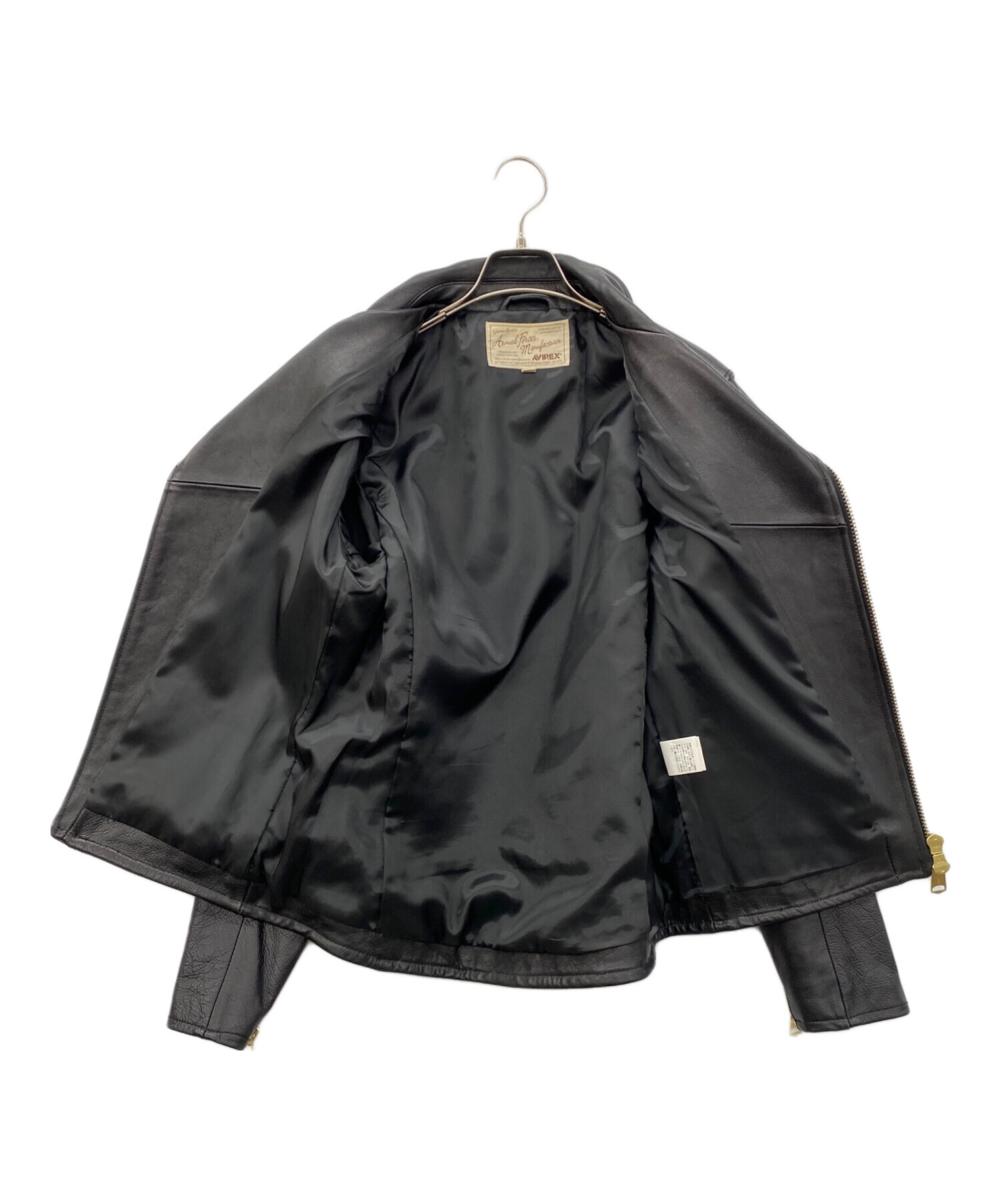中古・古着通販】AVIREX (アヴィレックス) ライダースレザージャケット 