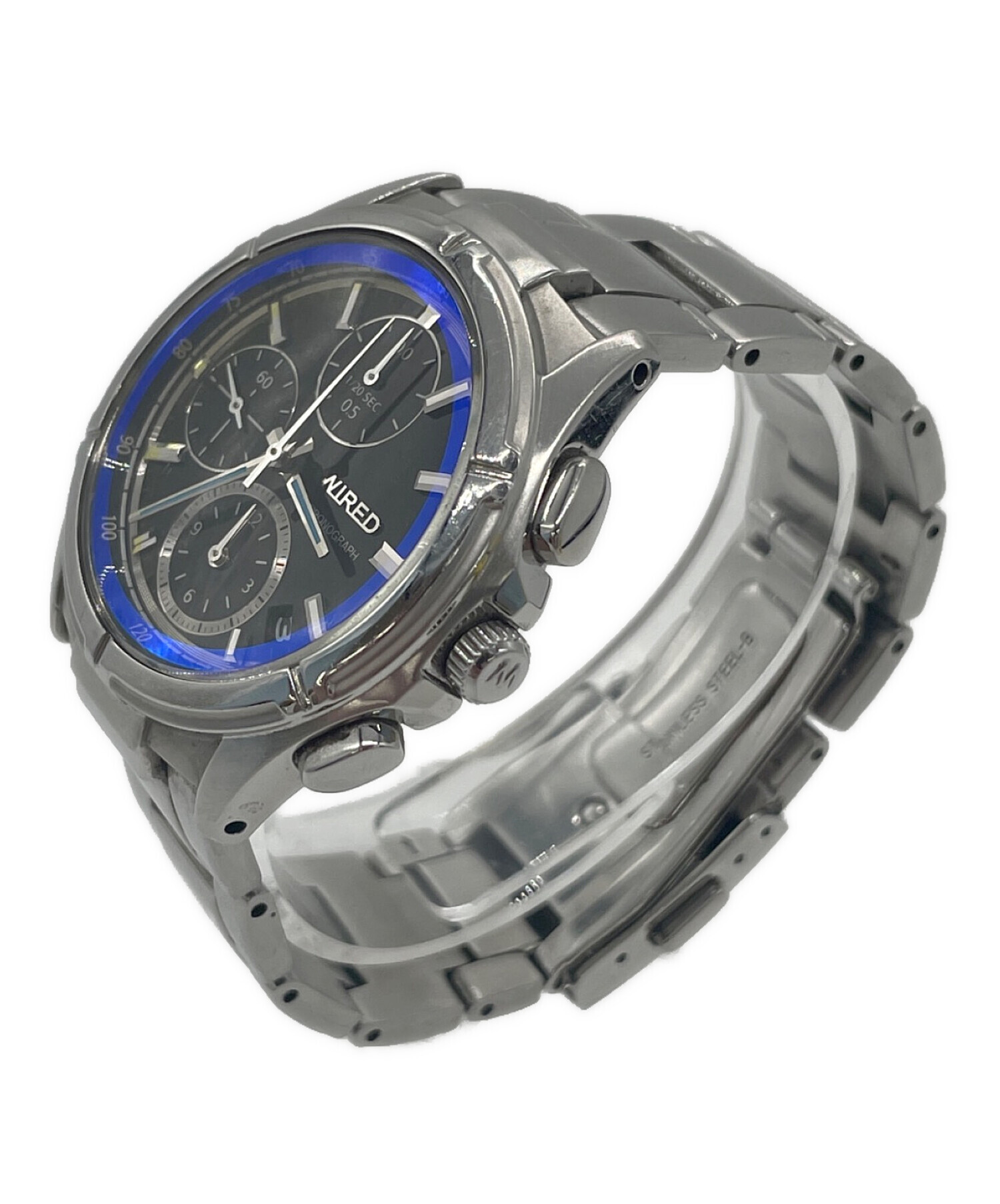 中古・古着通販】WIRED (ワイアード) 腕時計 ブルー×ブラック