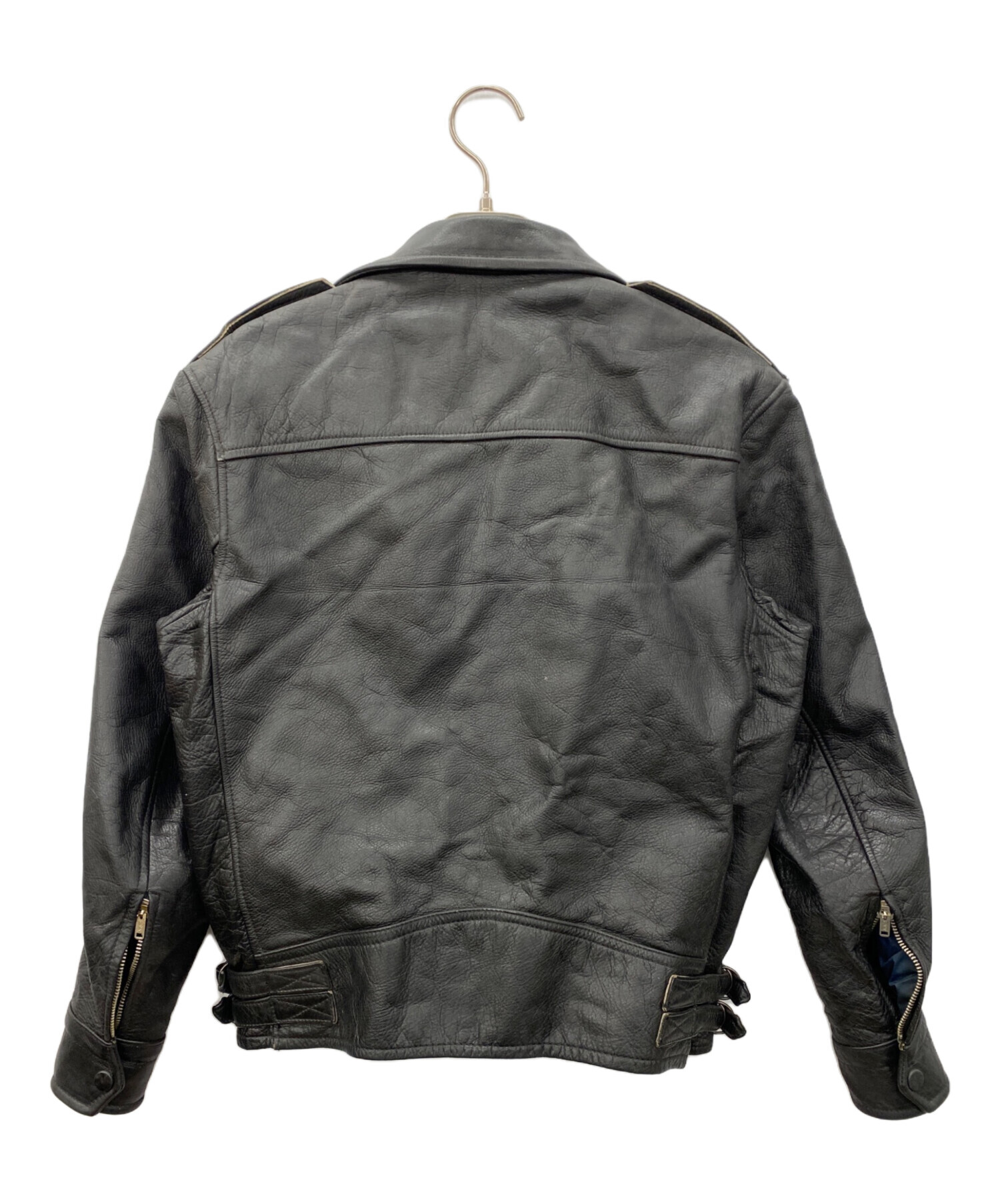 ruler　Sakakihara 舘ブラック レザー シングルライダース 舘ひろしデザイン（サカキハラ革ジャン）