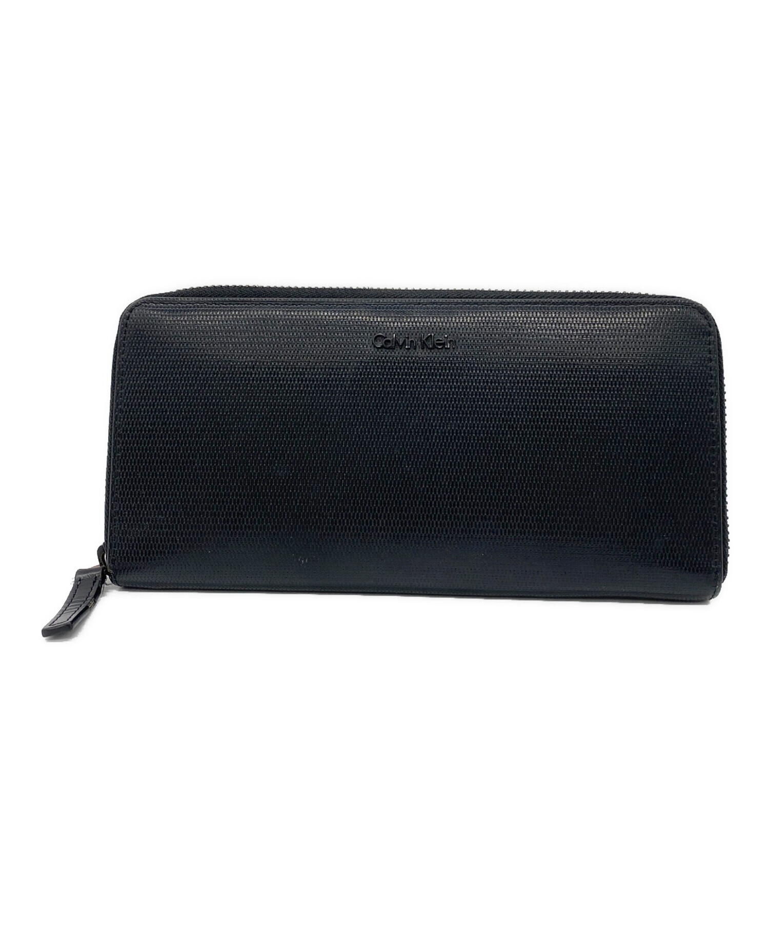 中古・古着通販】Calvin Klein (カルバンクライン) 長財布 ブラック 