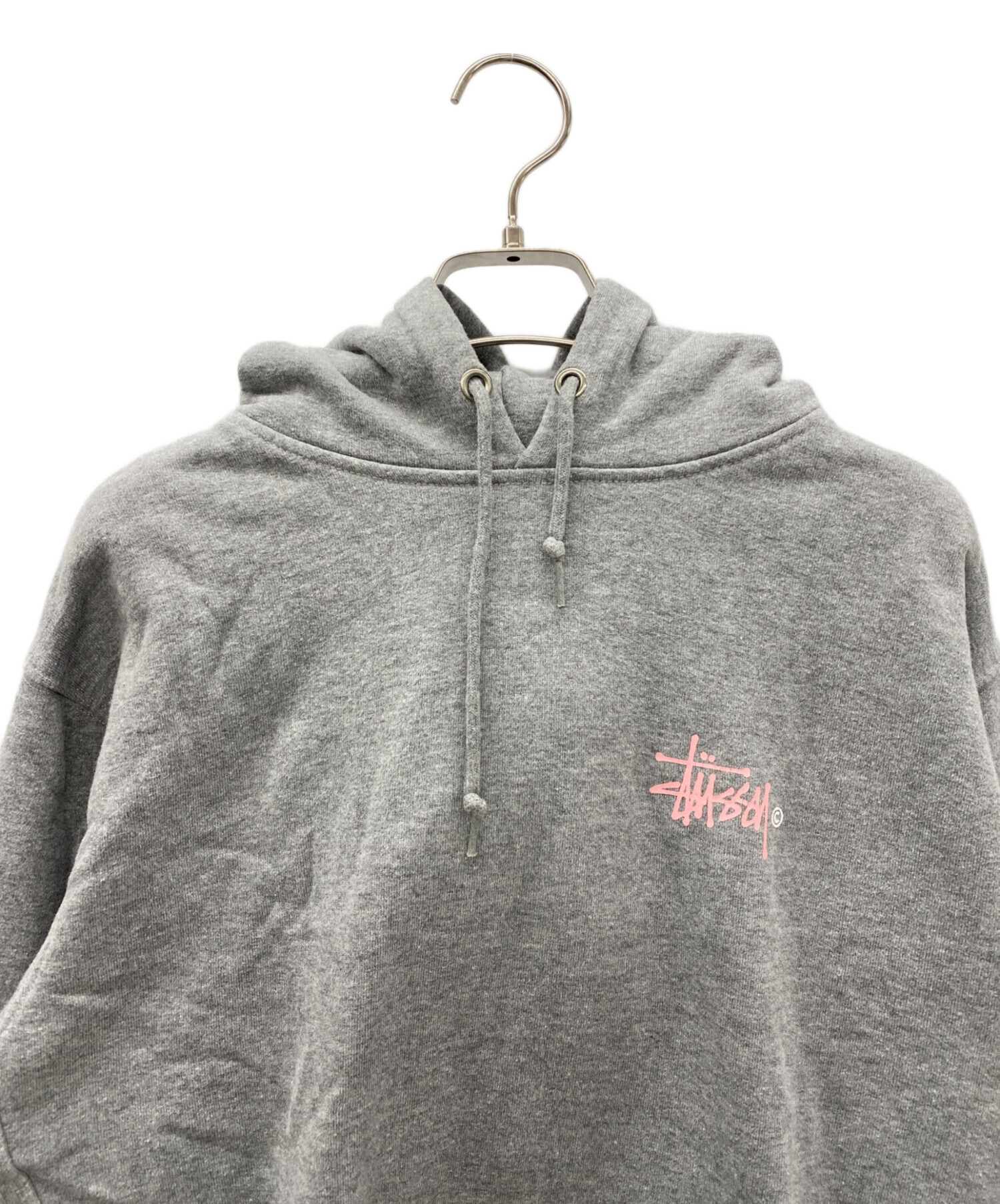 中古・古着通販】stussy (ステューシー) パーカー グレー サイズ:M