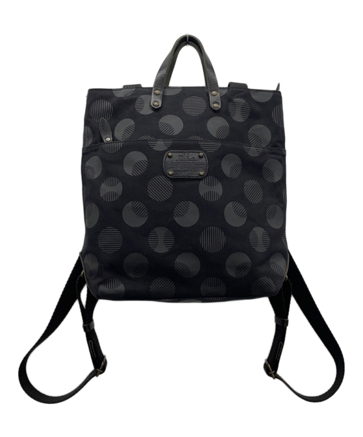 美品　ダコタ　キャンバス　リュックサック　バックパック 中古・古着通販】DAKOTA (ダコタ) キャンバスリュック ブラック